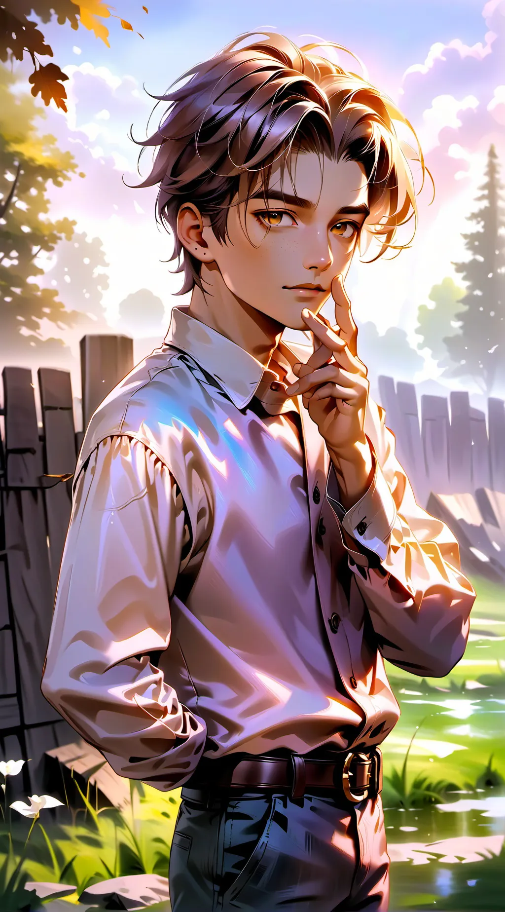 ai character: Valentino background