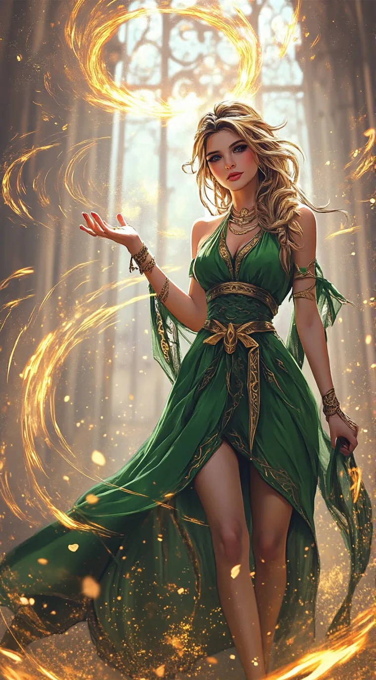 ai character: Athena Grayson  background