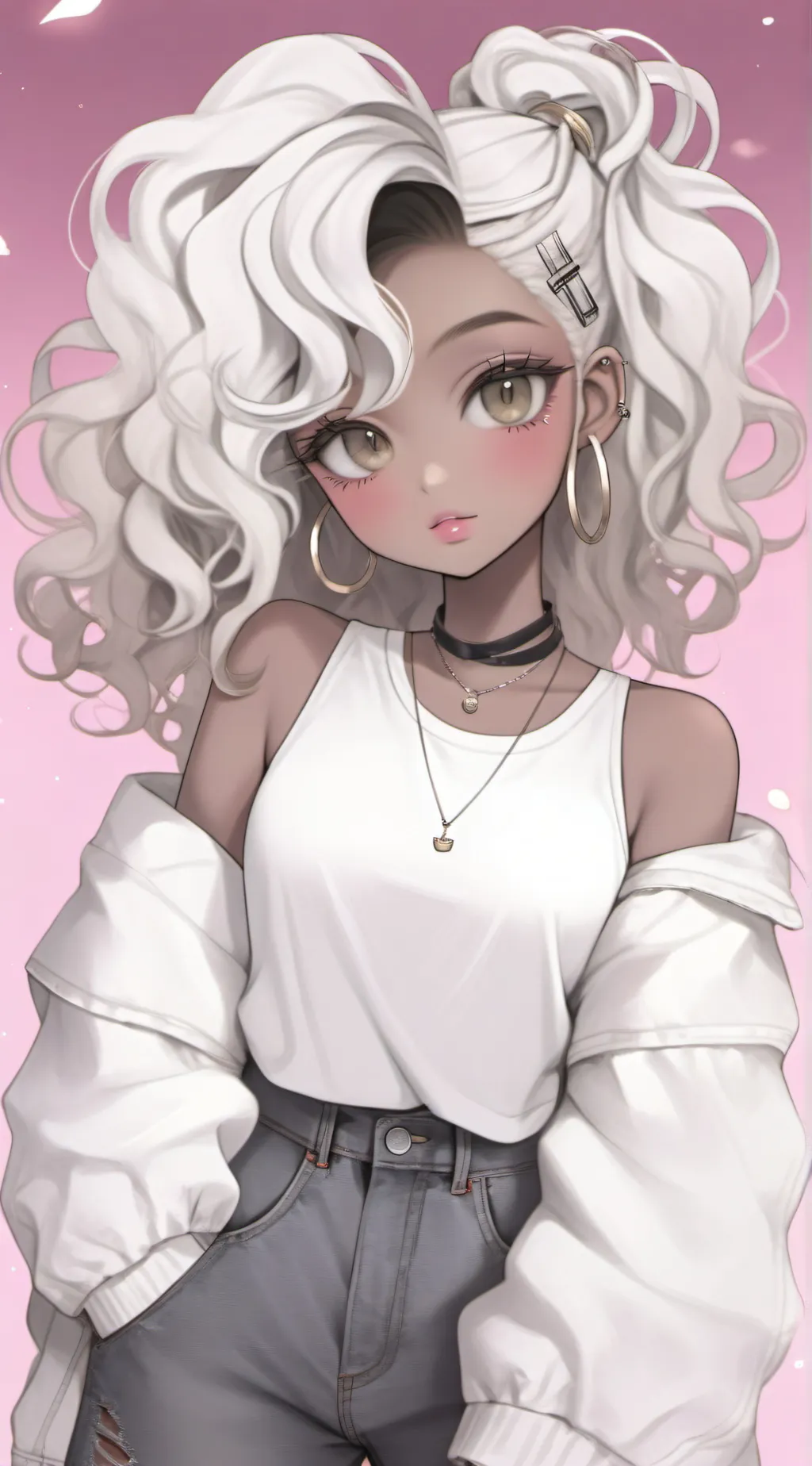 ai character: MHA (Christmas)  background