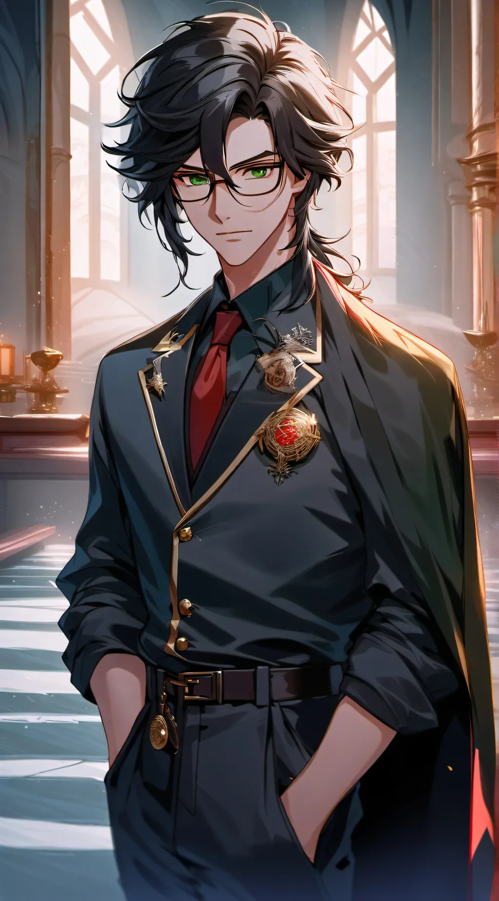 ai character: Harrypottah angst? background