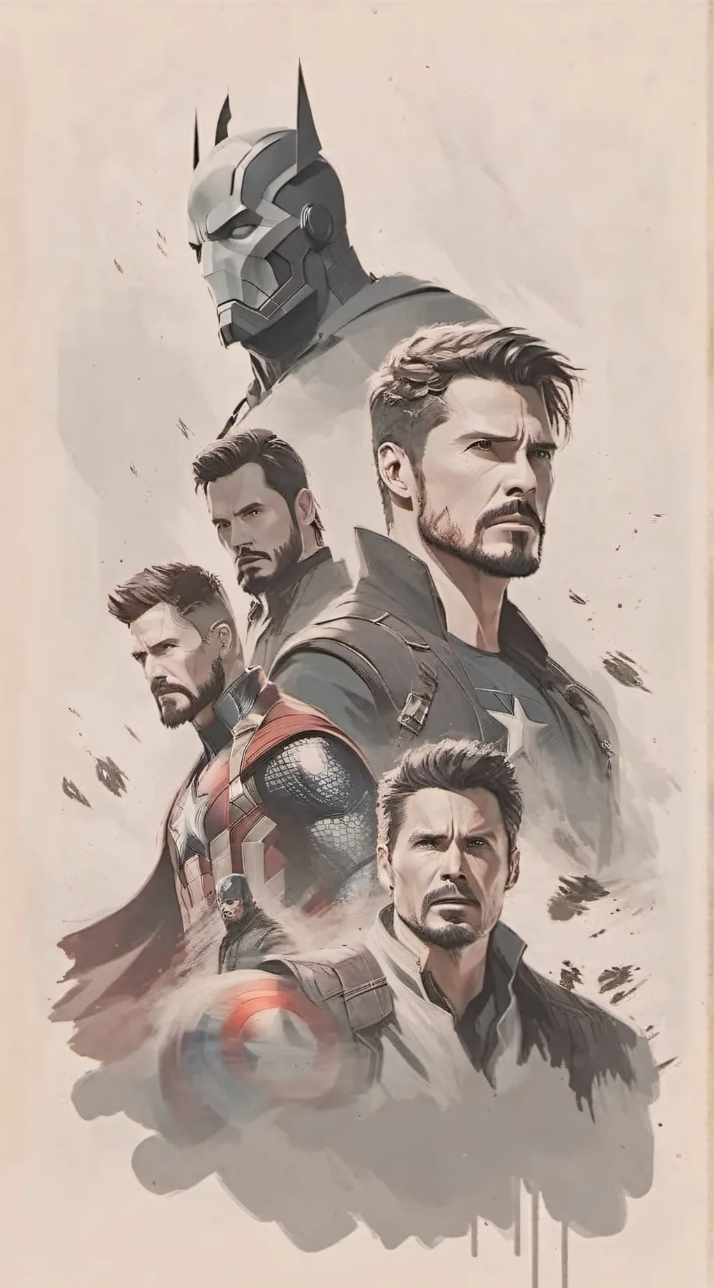 ai character: Avengers 8,i think background