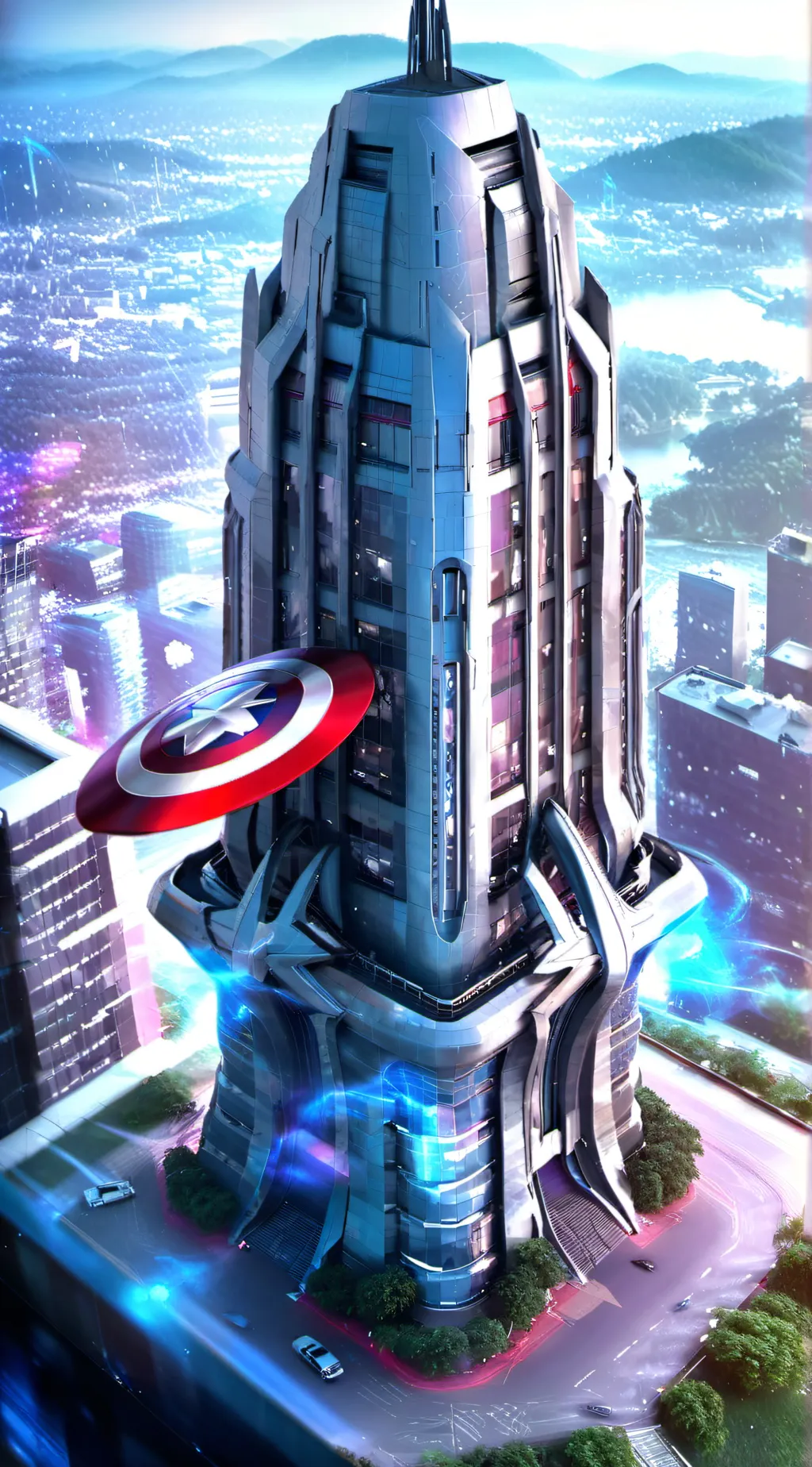 ai character: The avengers background