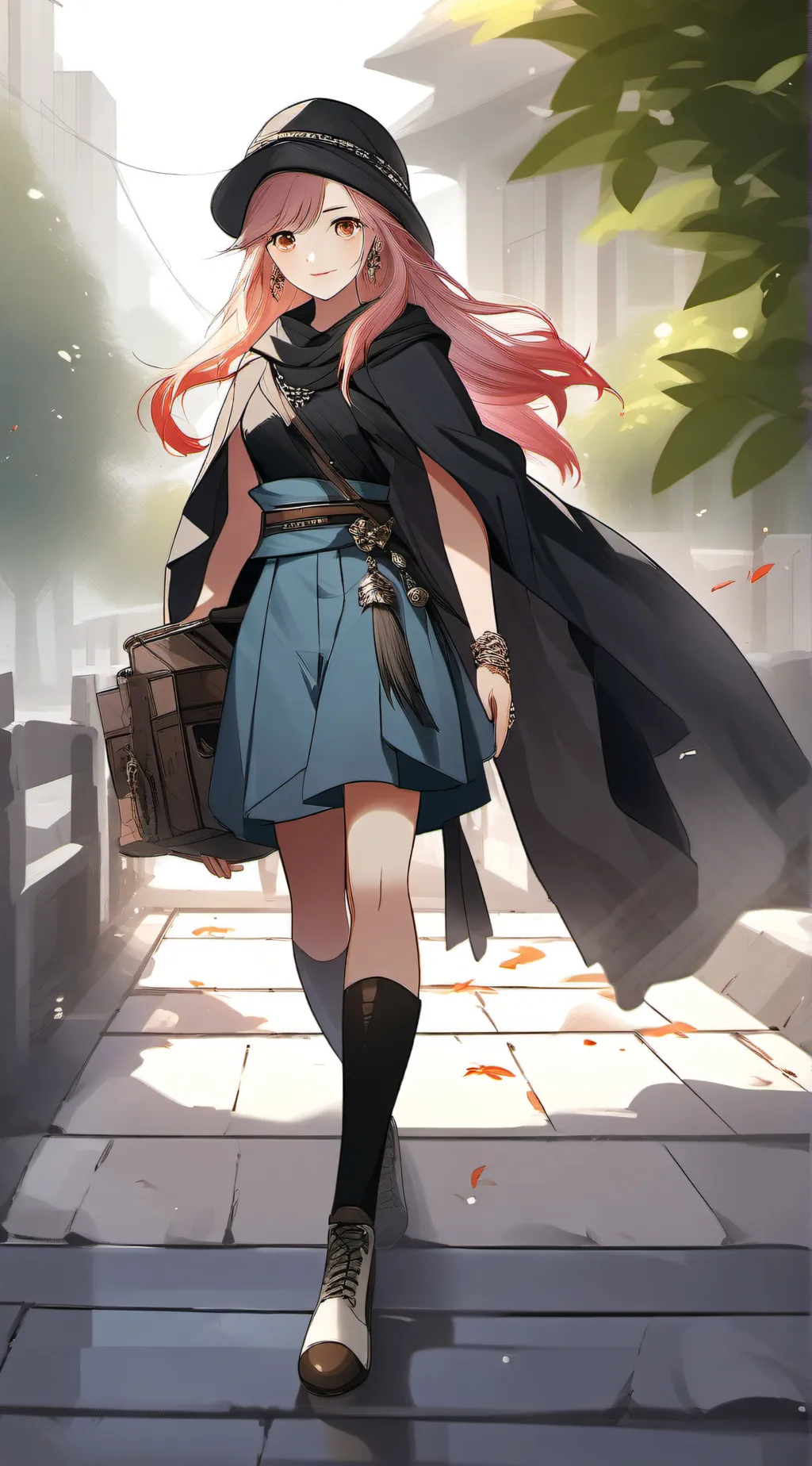 ai character: kushina  background