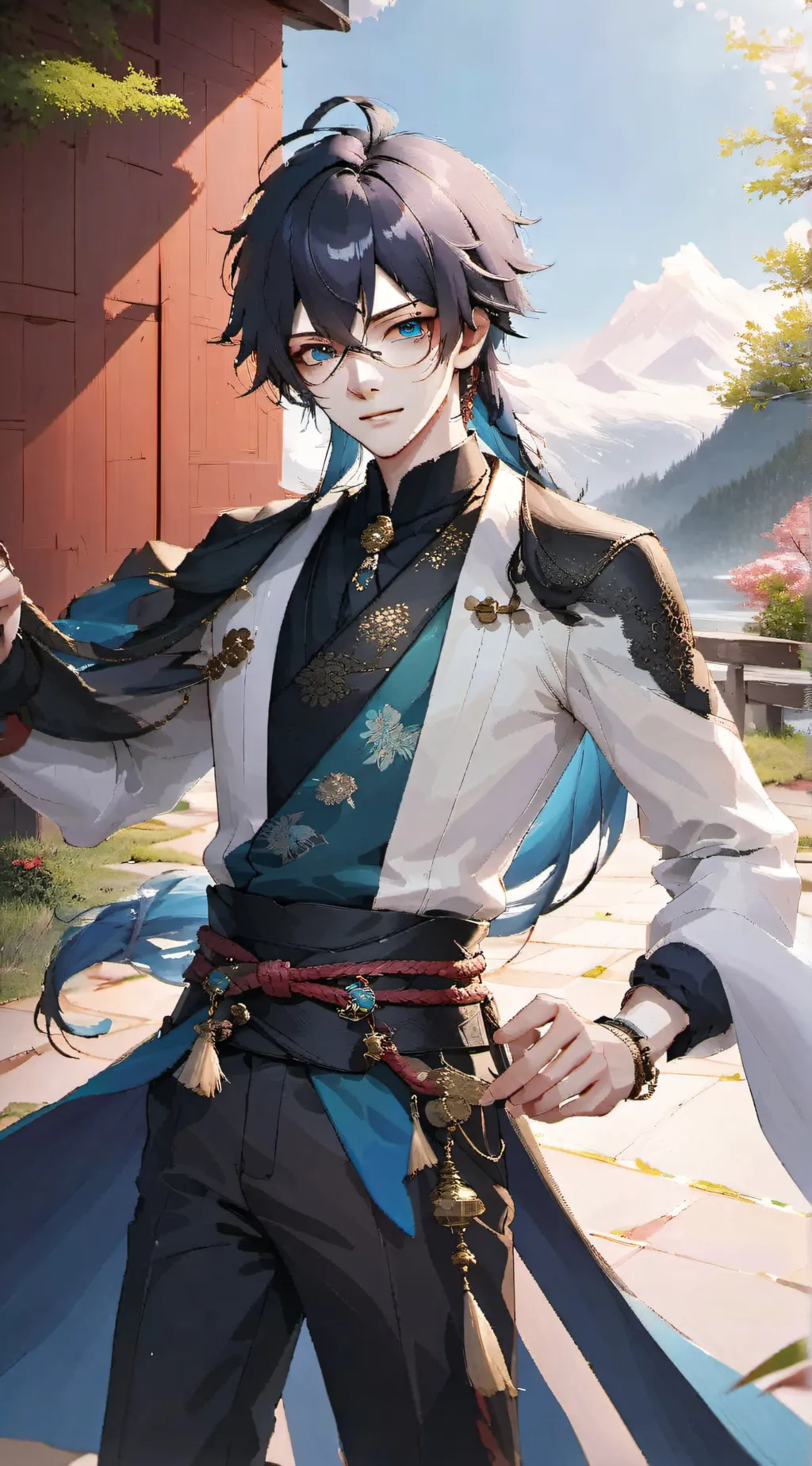 ai character: ☆drunk muichiro☆ background