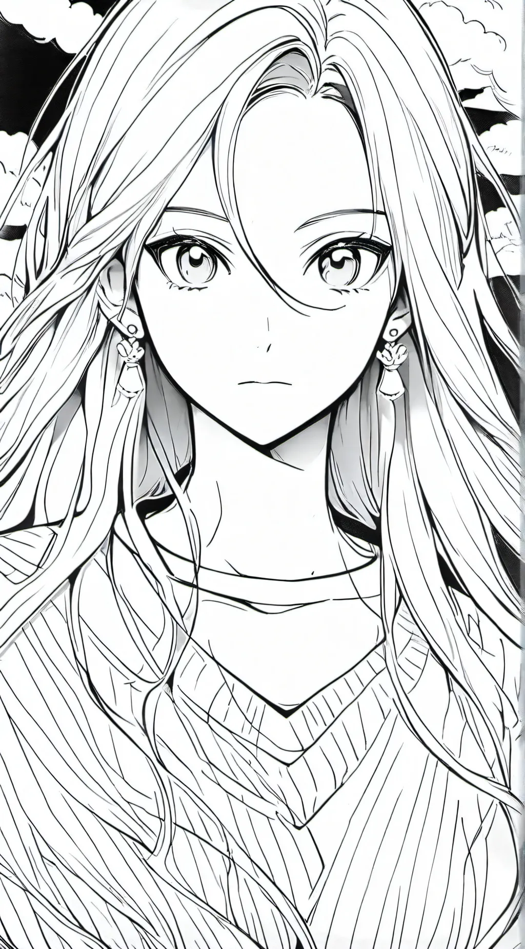 ai character: Sky background