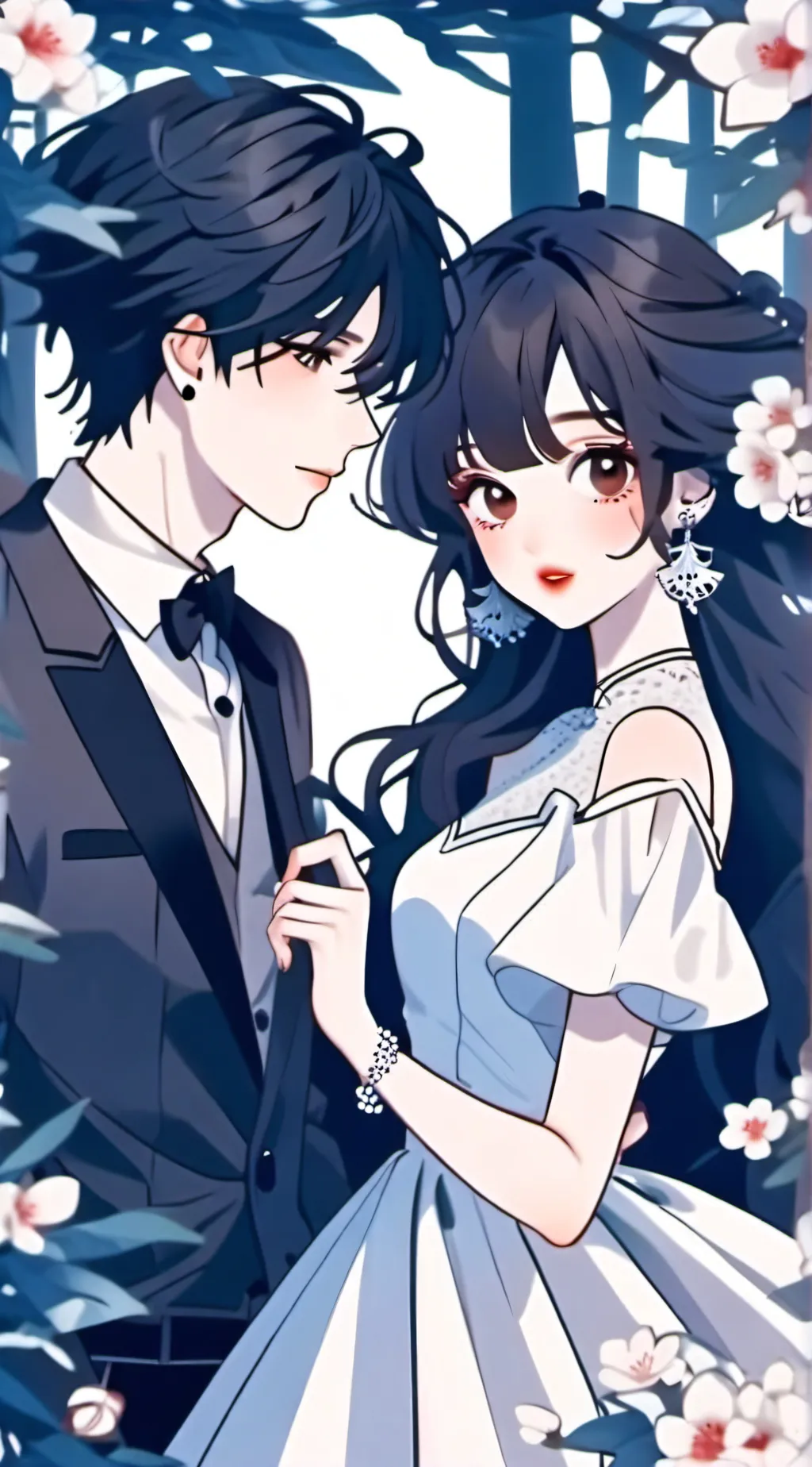 ai character: Asher and Anne background