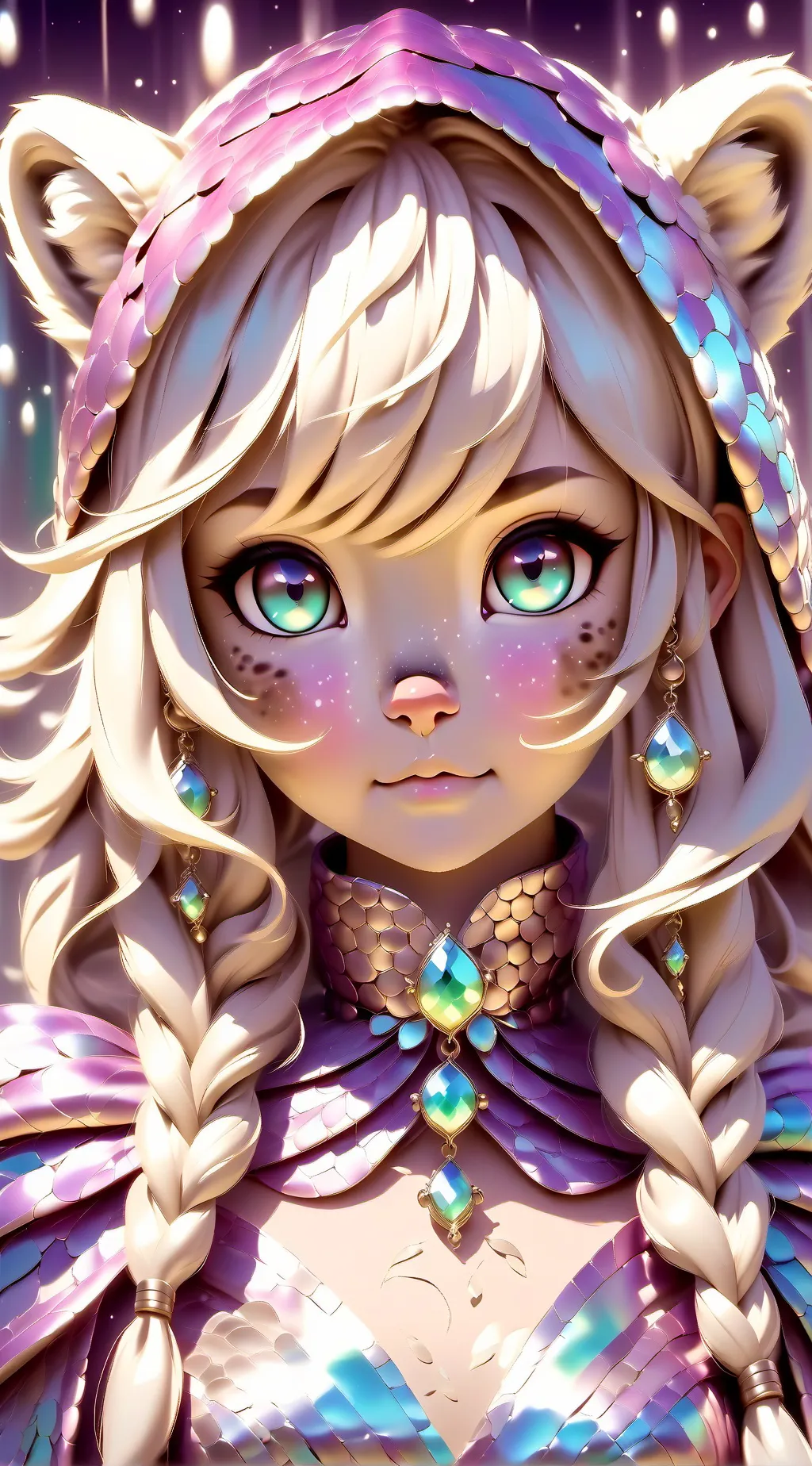 ai character: little Willow  background