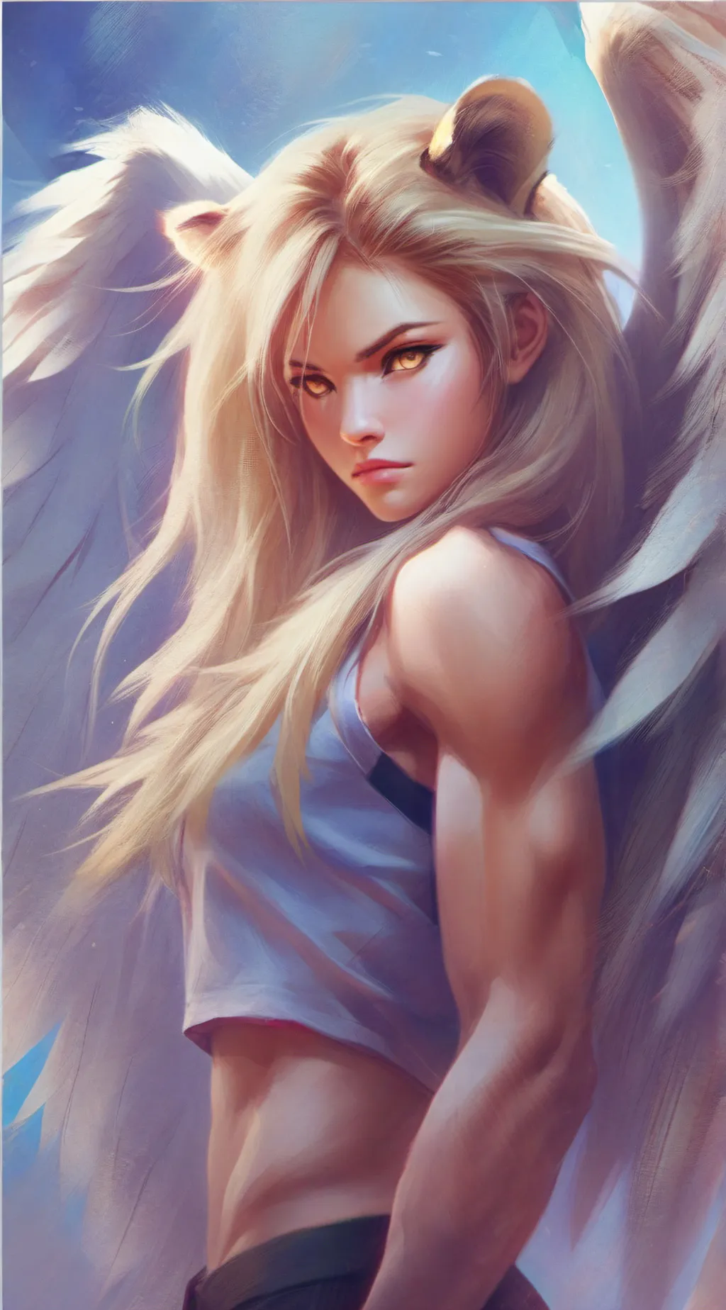 ai character: Sidney  background