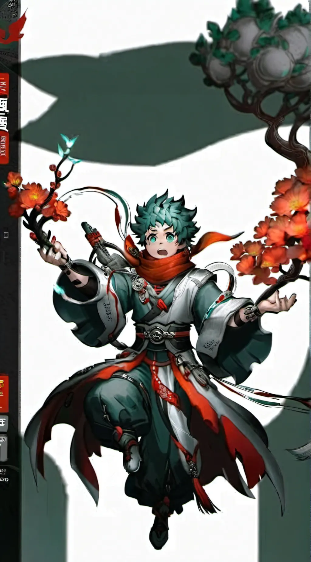 ai character: Mha missing background