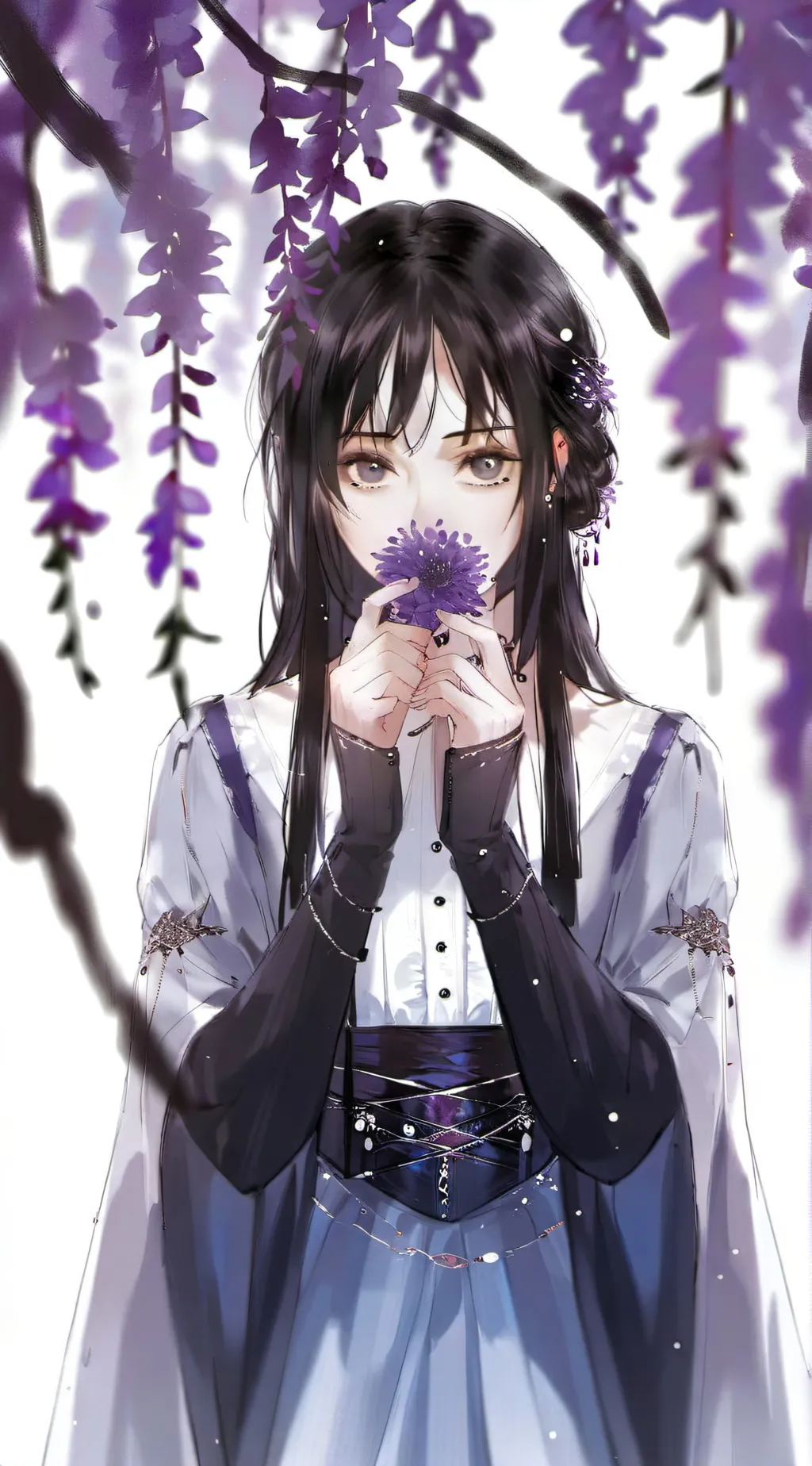 ai character: Clara 💜🌸 background
