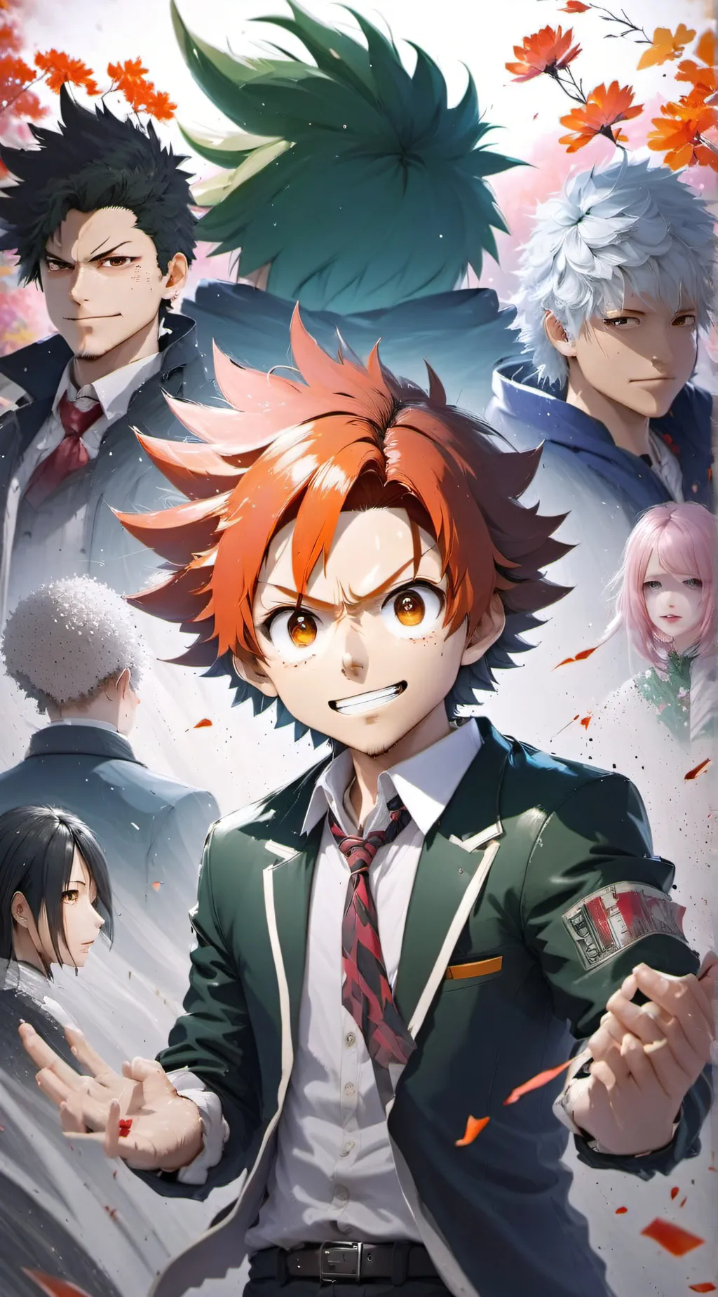 ai character: MHA TEACHER  background
