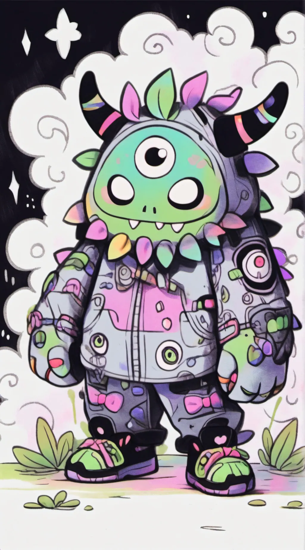 ai character: PaChia background