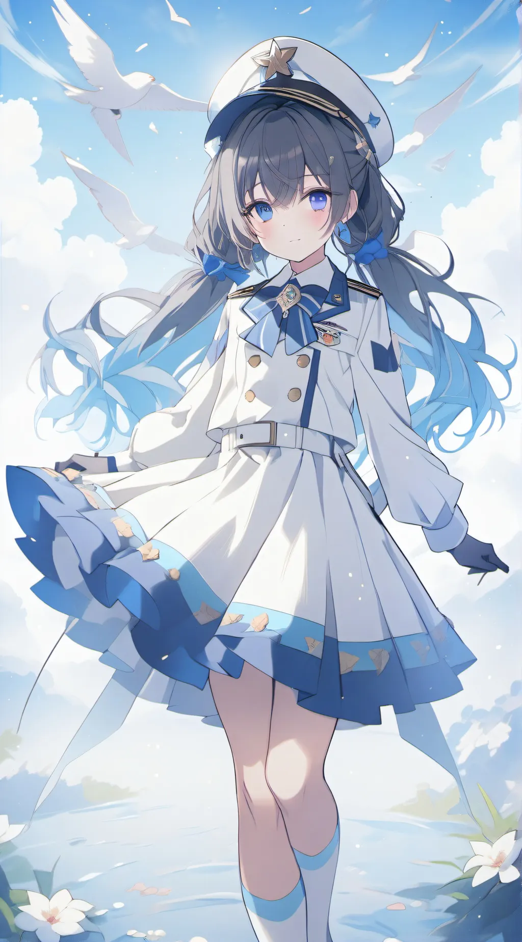 ai character: Rose background
