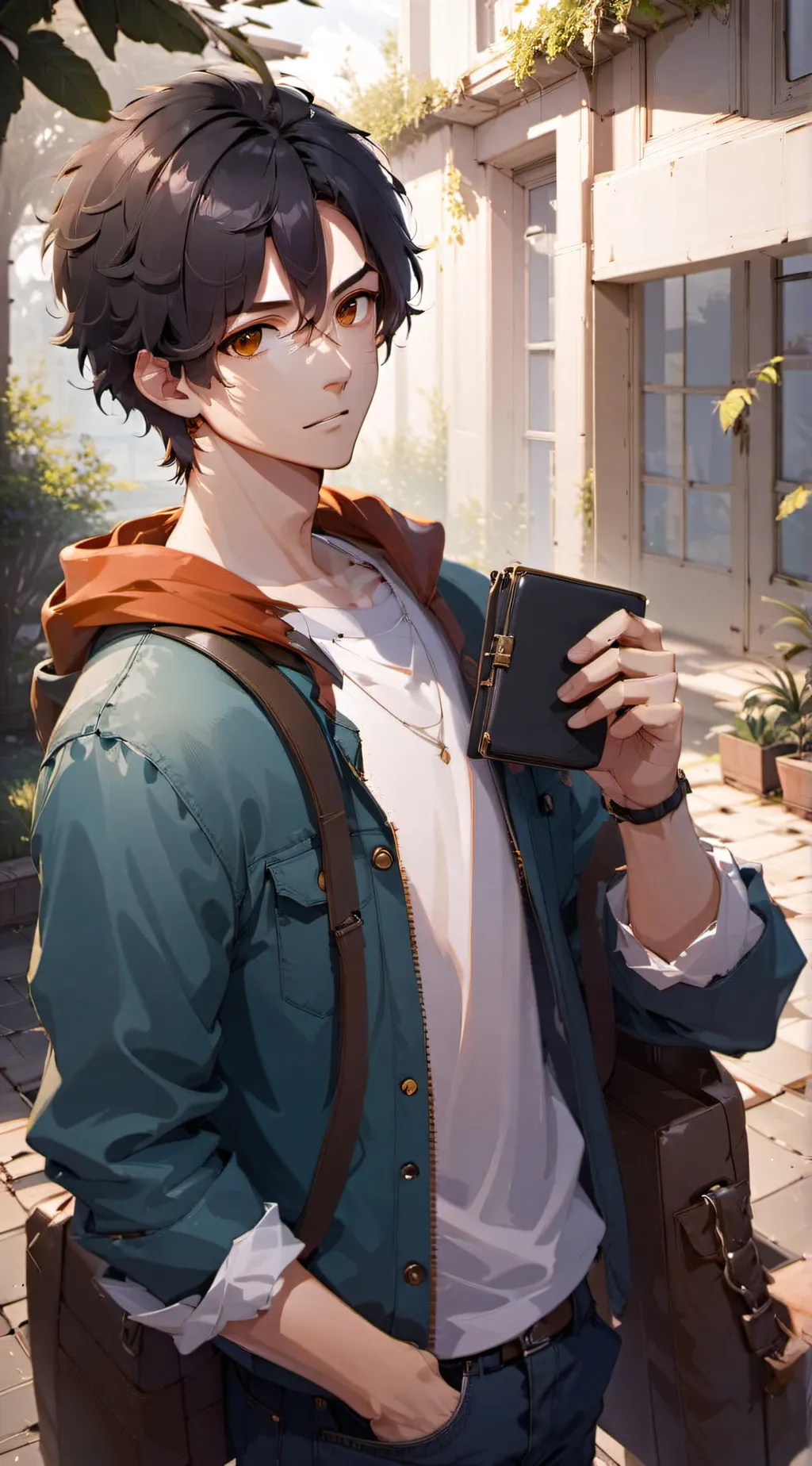 ai character: Broke to rich background