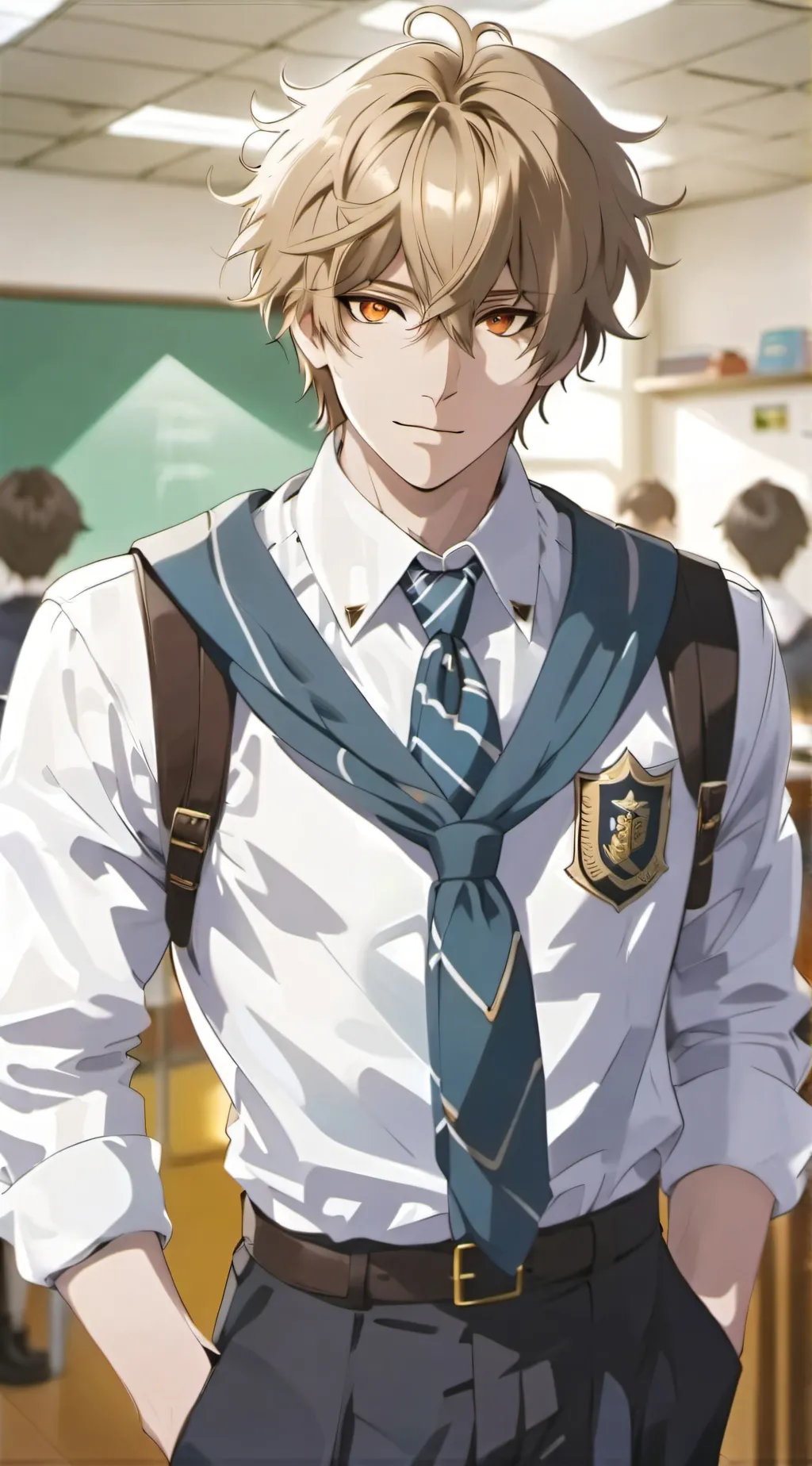 ai character: Daniel  background