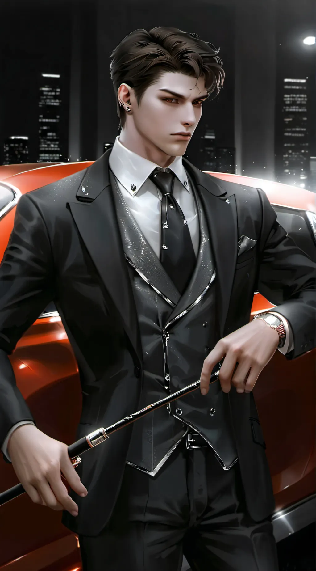 ai character: Zero  background