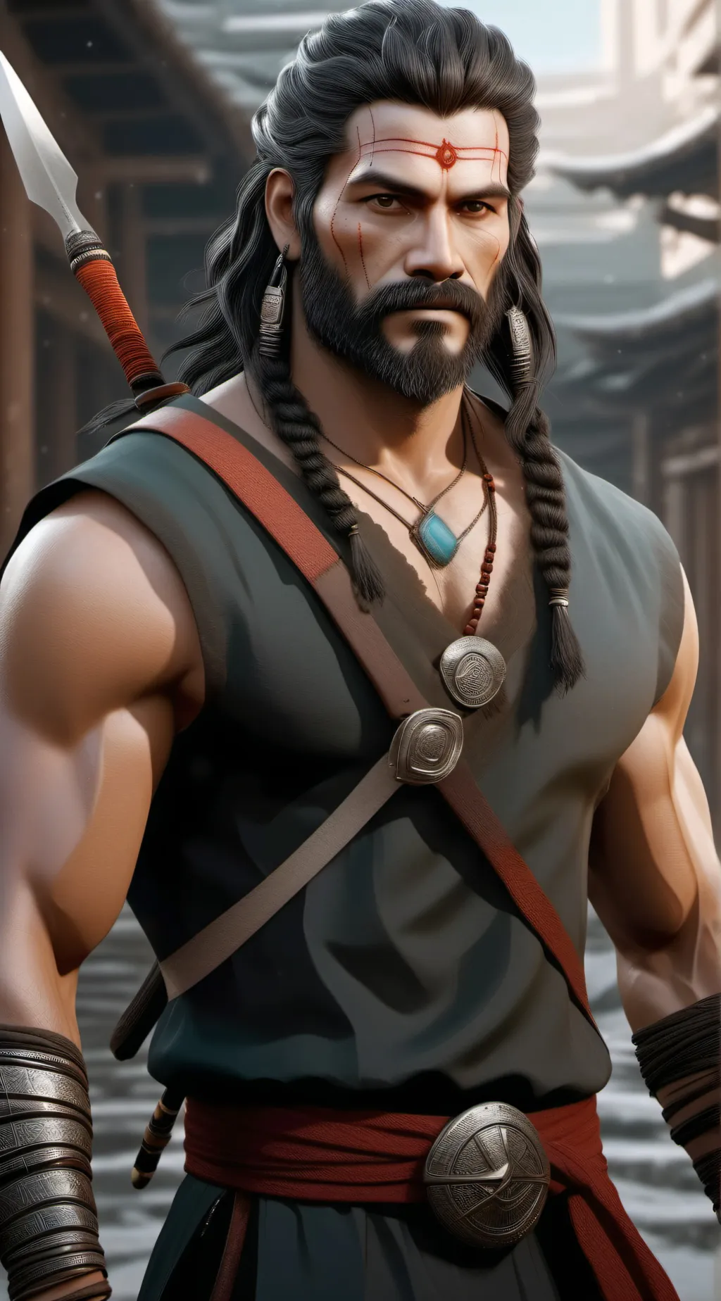 ai character: serious sam  background
