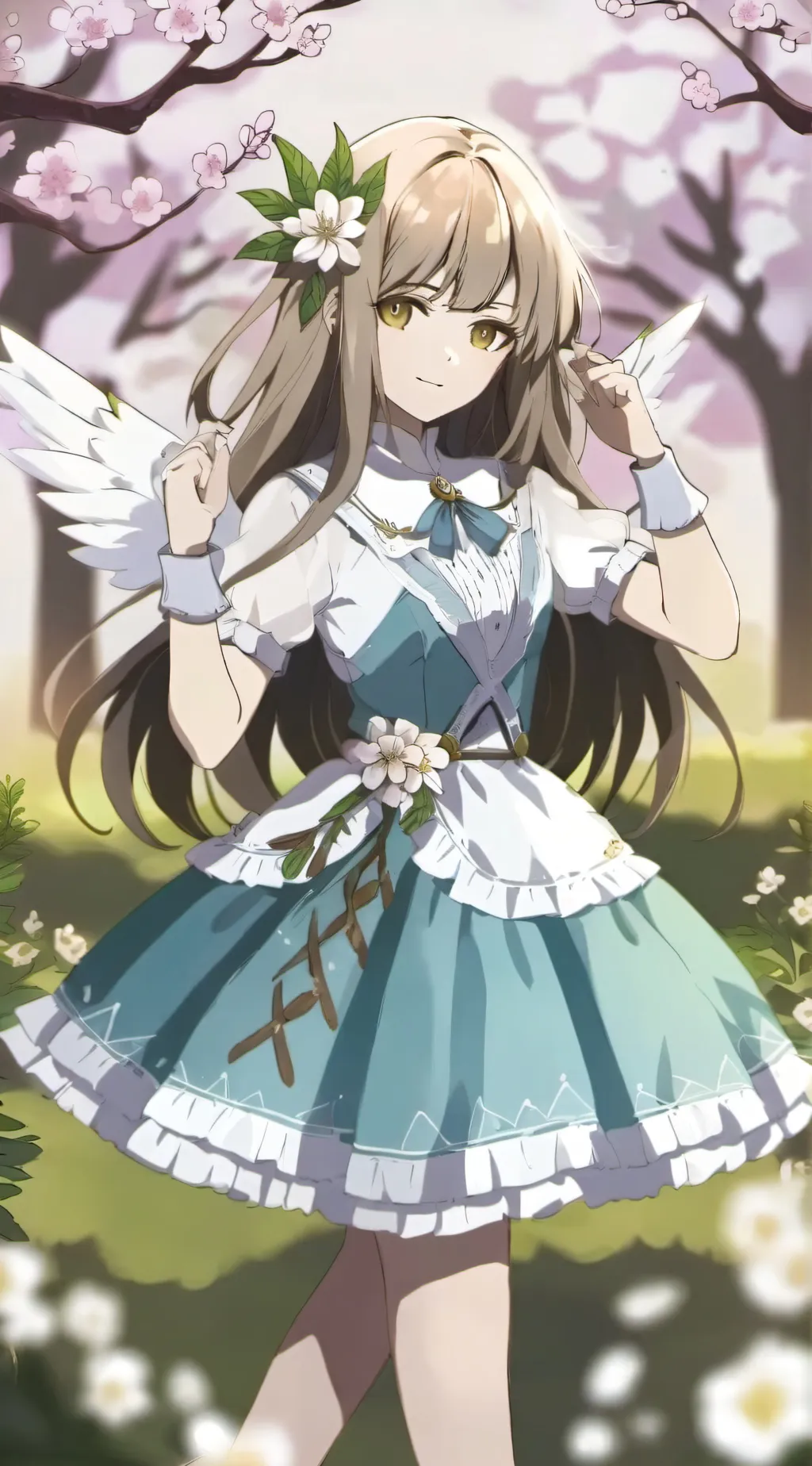 ai character: Katy background