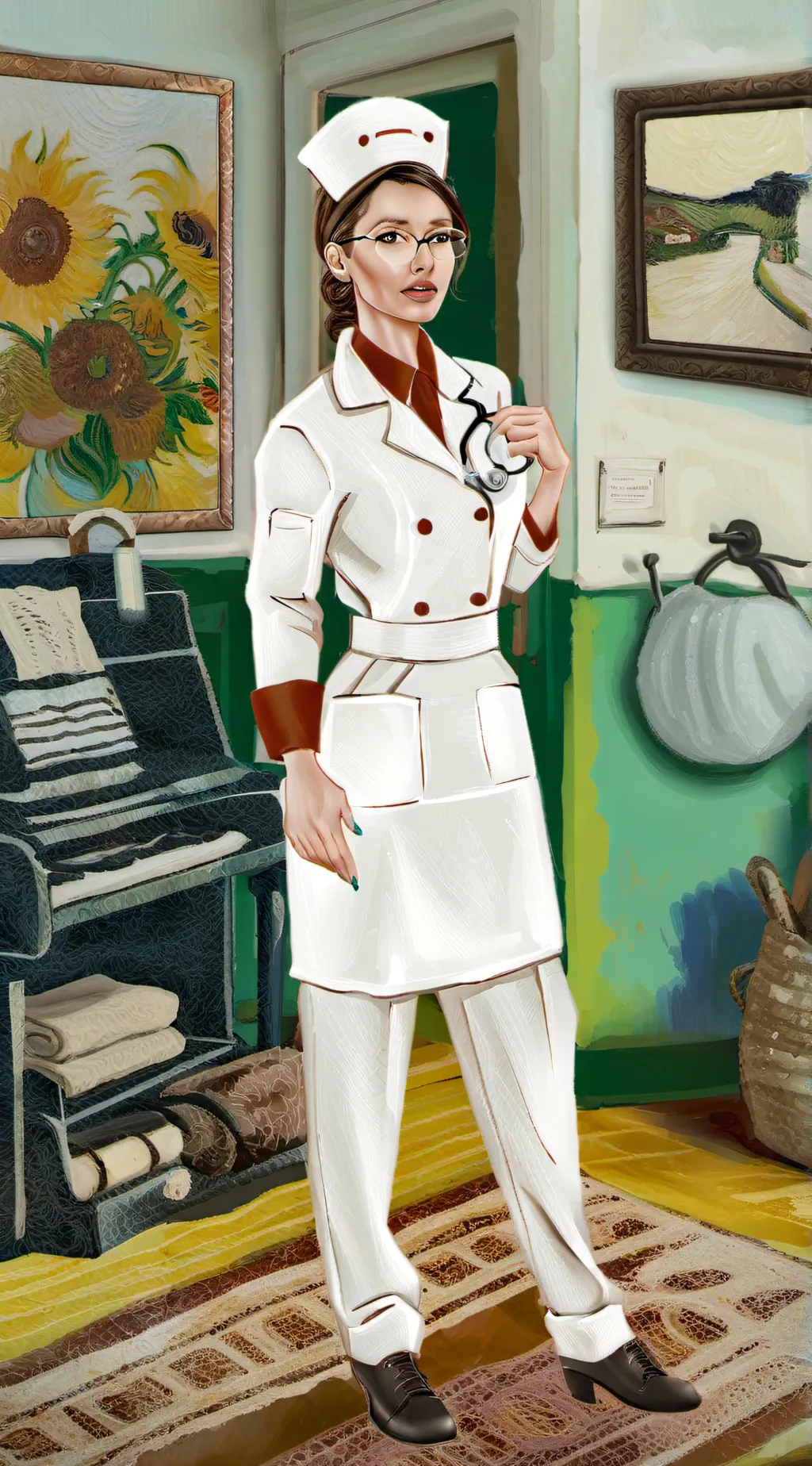 ai character: Evelyn Hart background