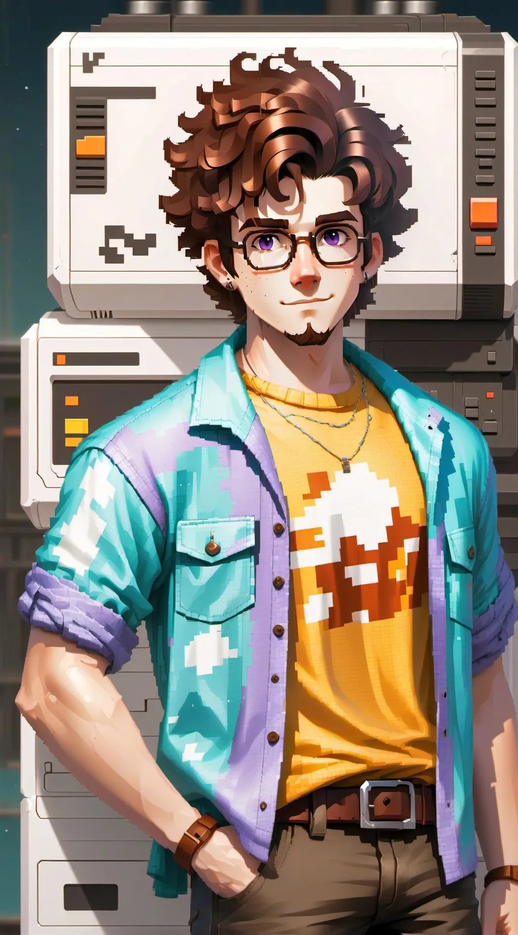 ai character: Mario background