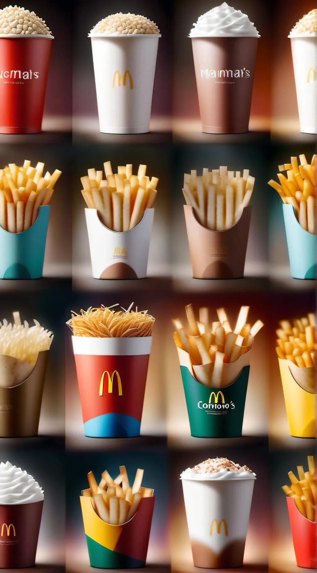 ai character: Fries background