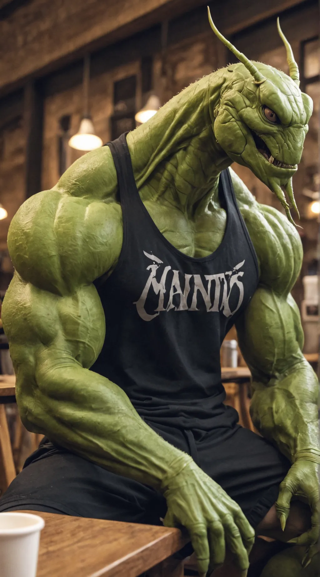 ai character: Tanner Mantis background