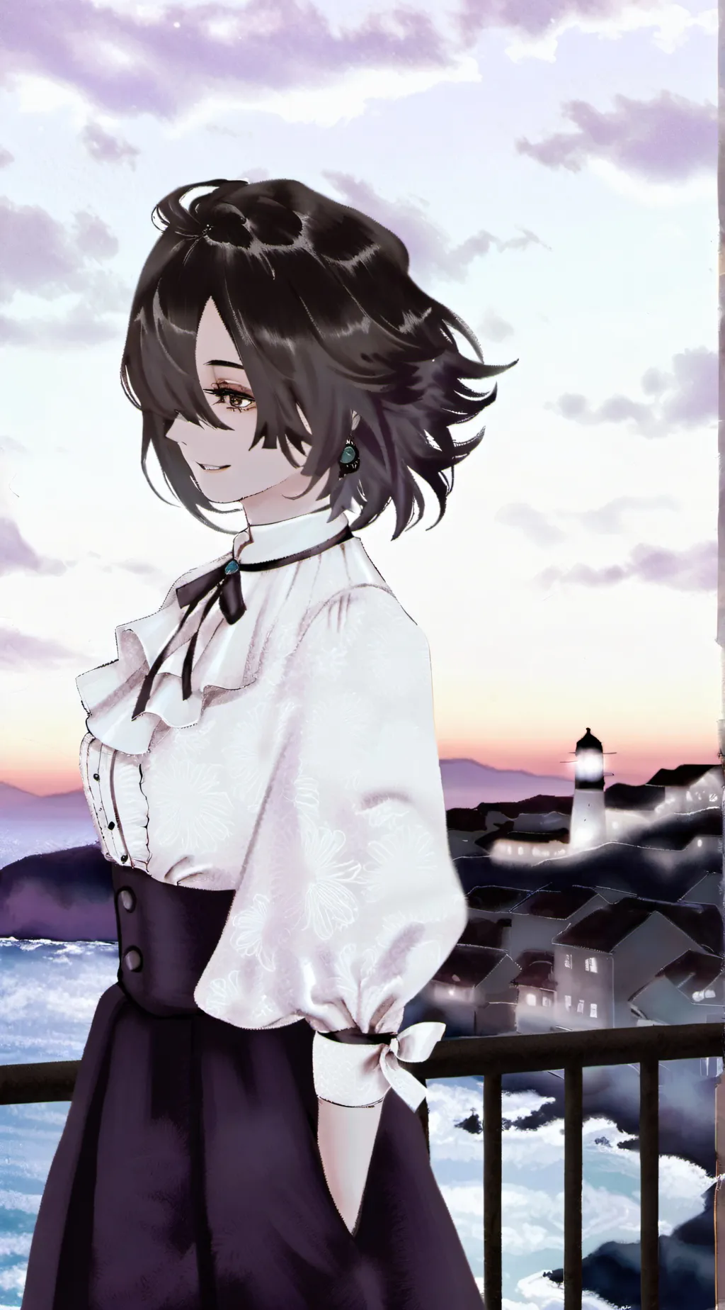 ai character: Amélia background