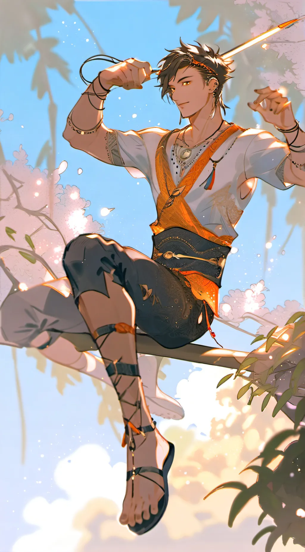 ai character: flash chater background