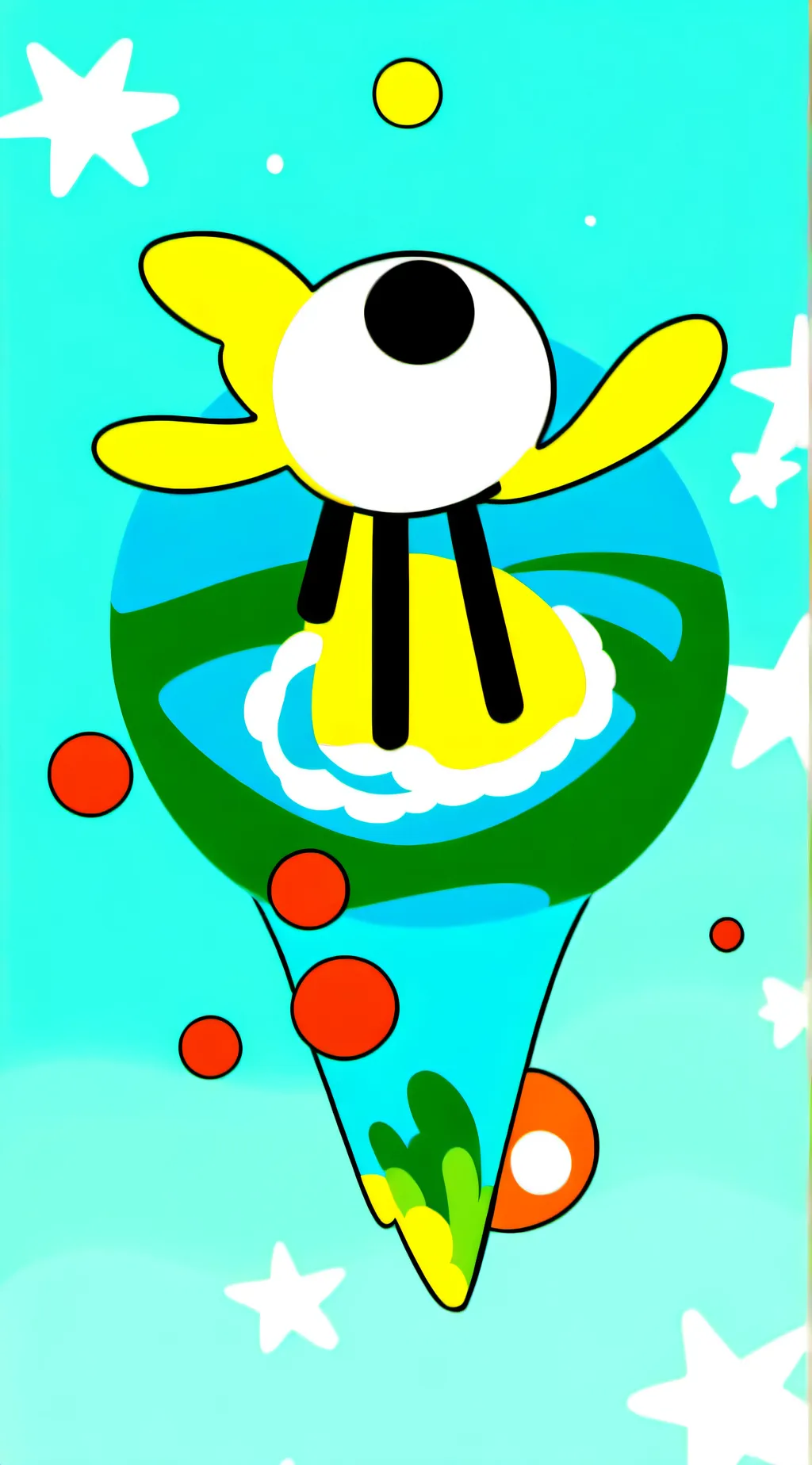 ai character: simon X brud background