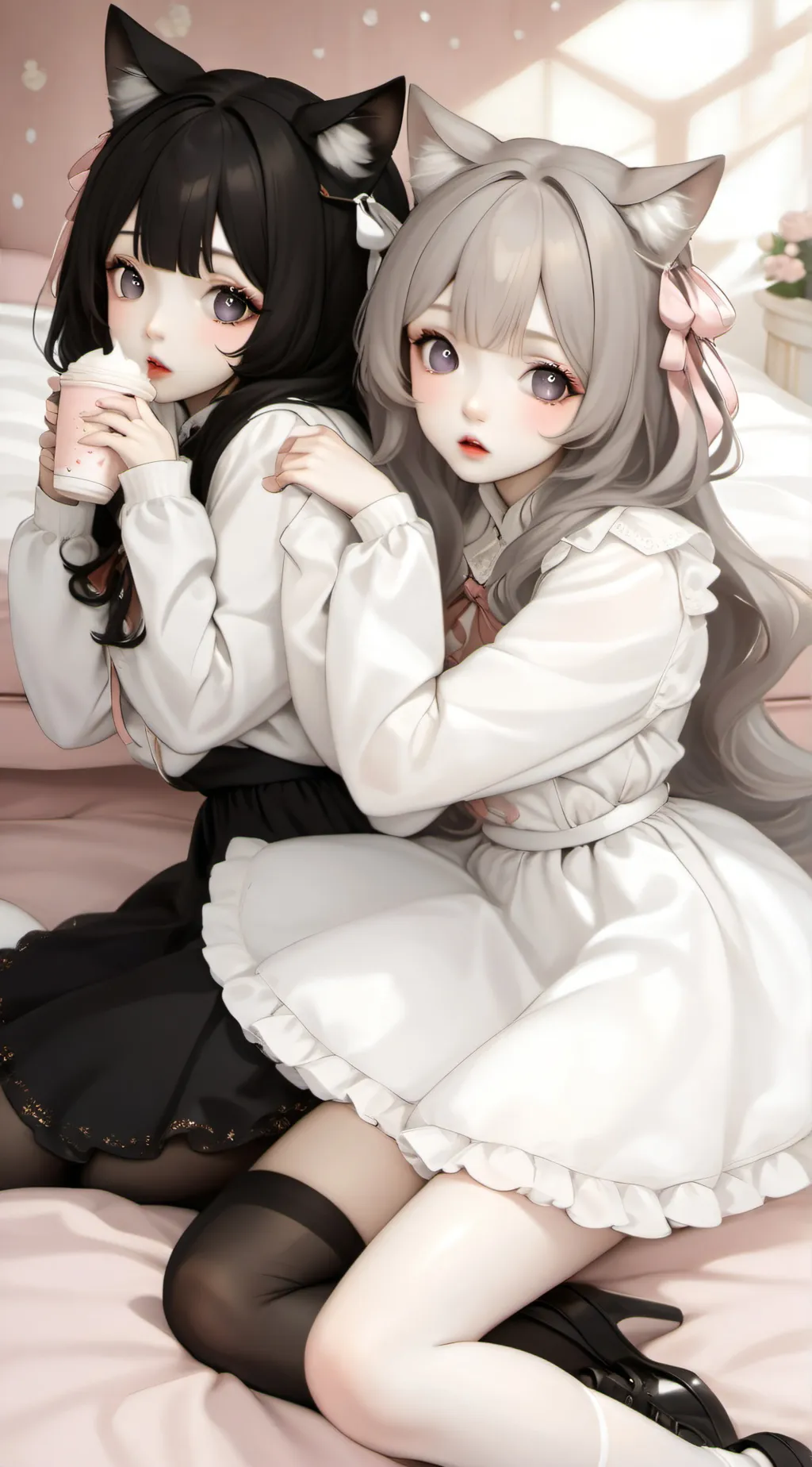 ai character: Numi and Nala background