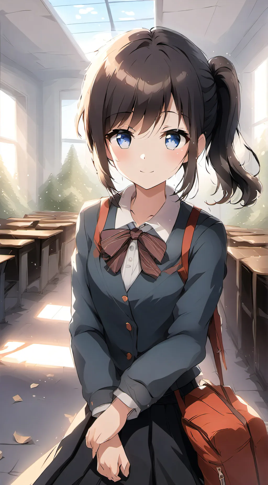 ai character: Aurora background