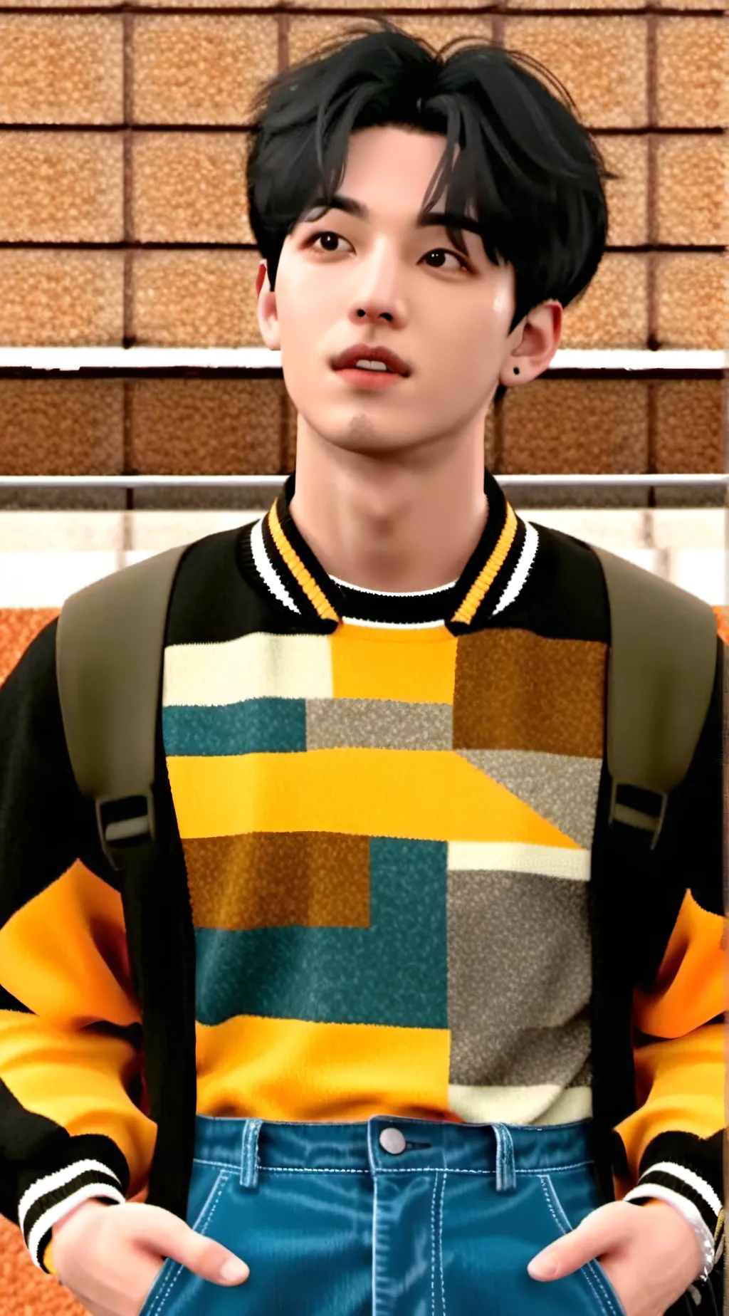 ai character: BTS  background