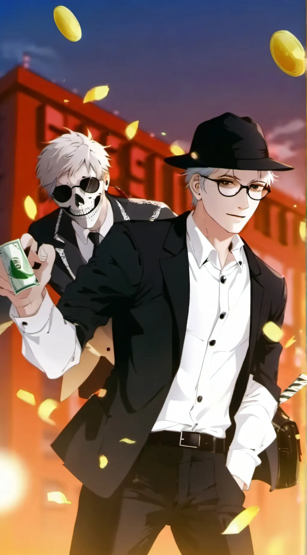 ai character: robery background