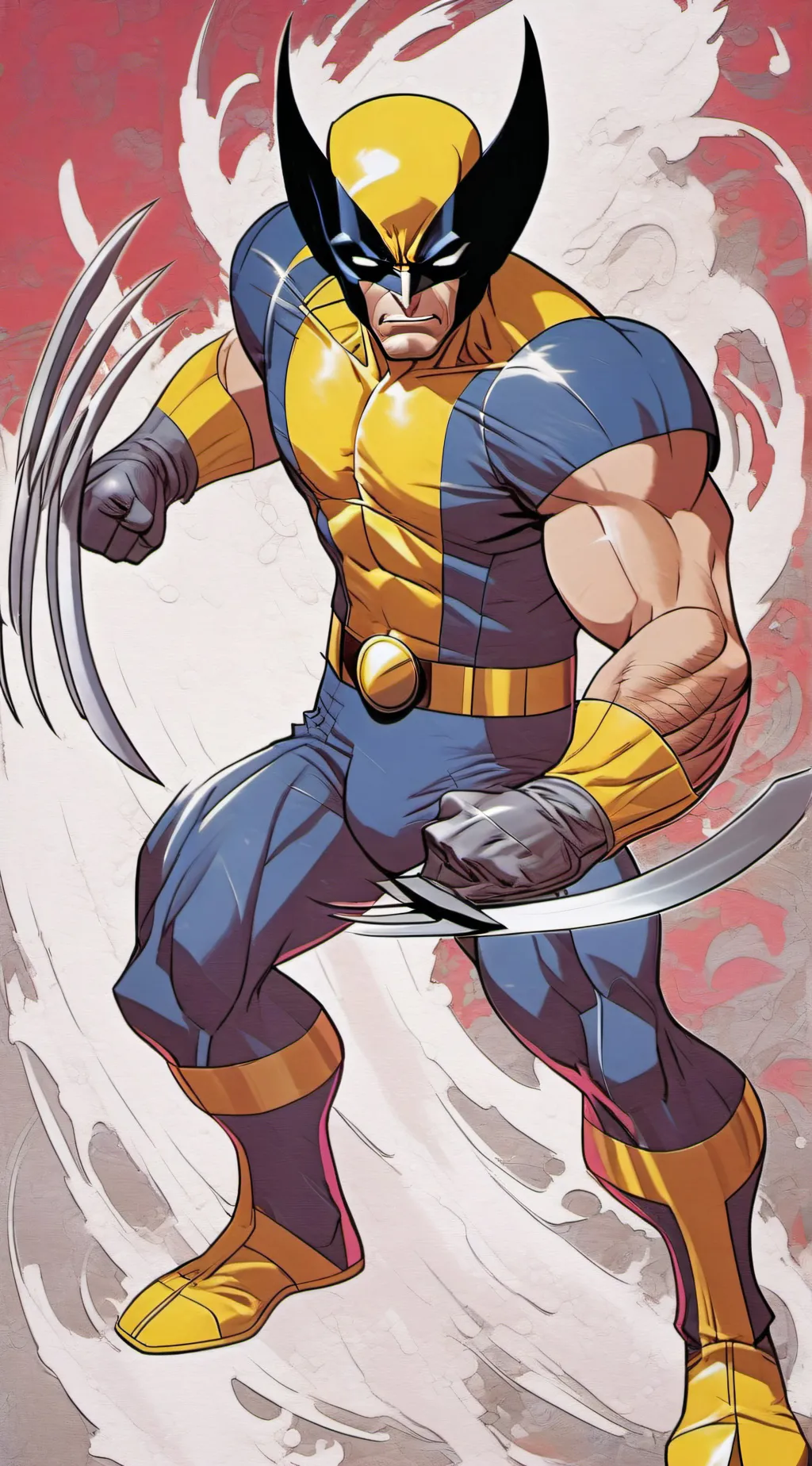 ai character: Wolverine. background