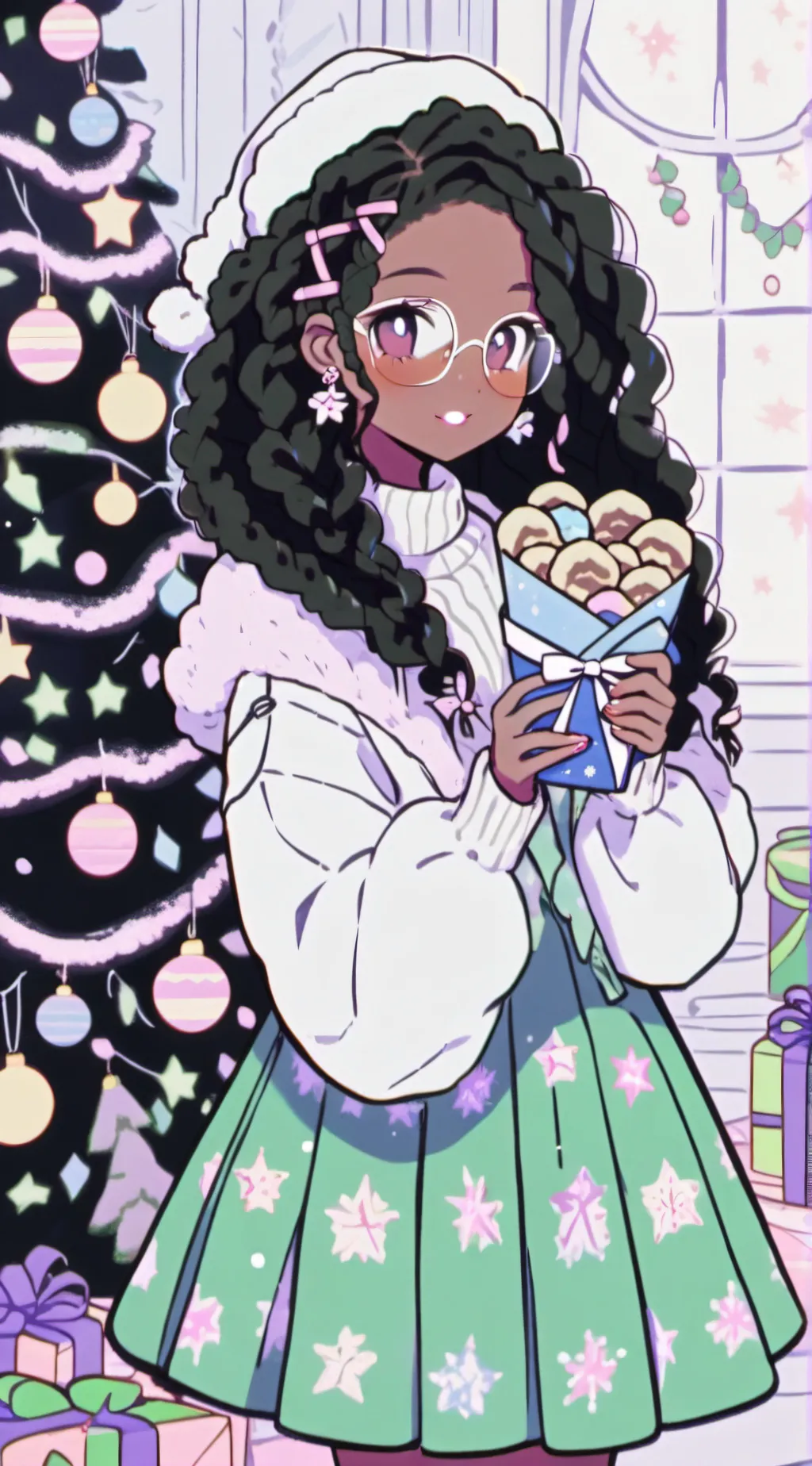 ai character: Mha/Christmas🎄 background