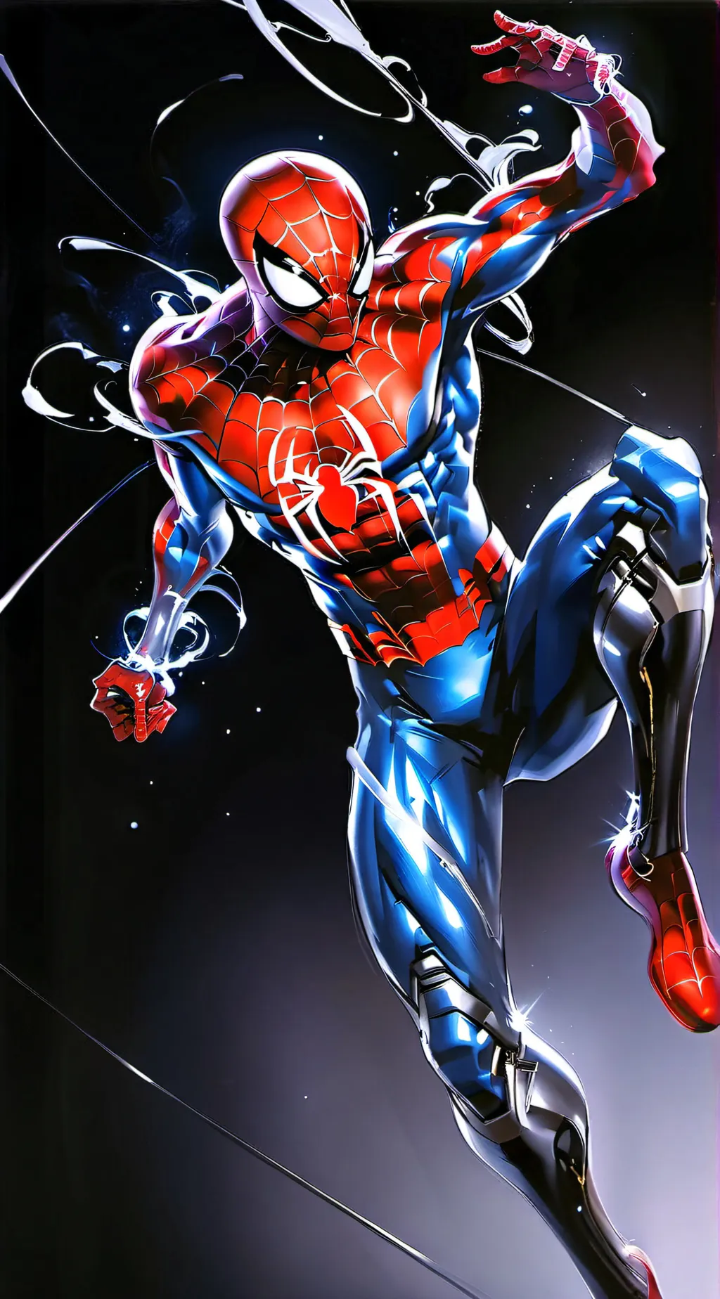 ai character: spiderman/peter  background