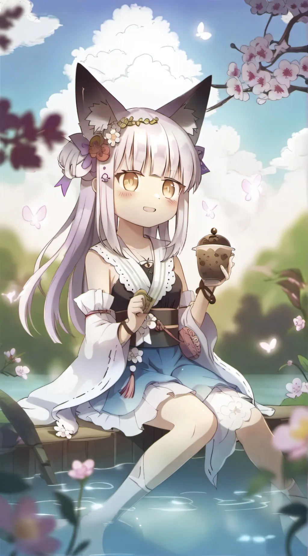 ai character: Наначи background