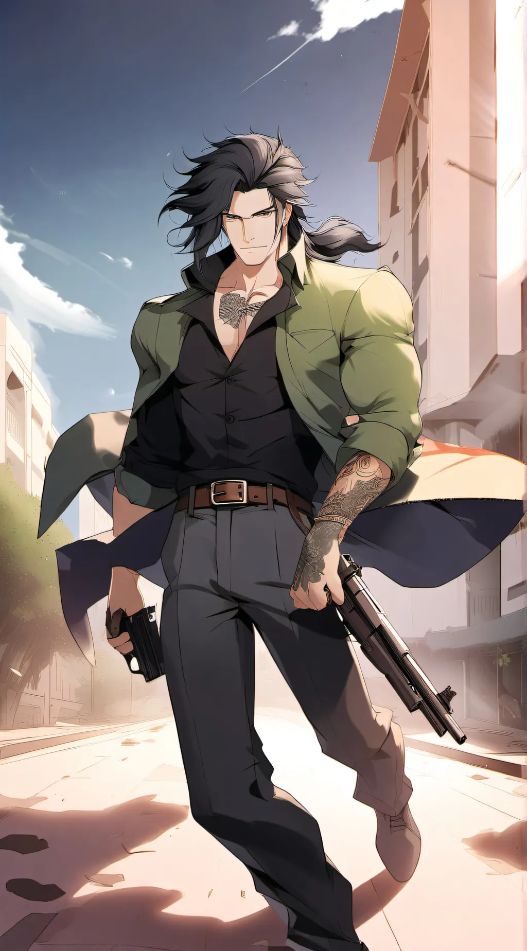 ai character: David  background