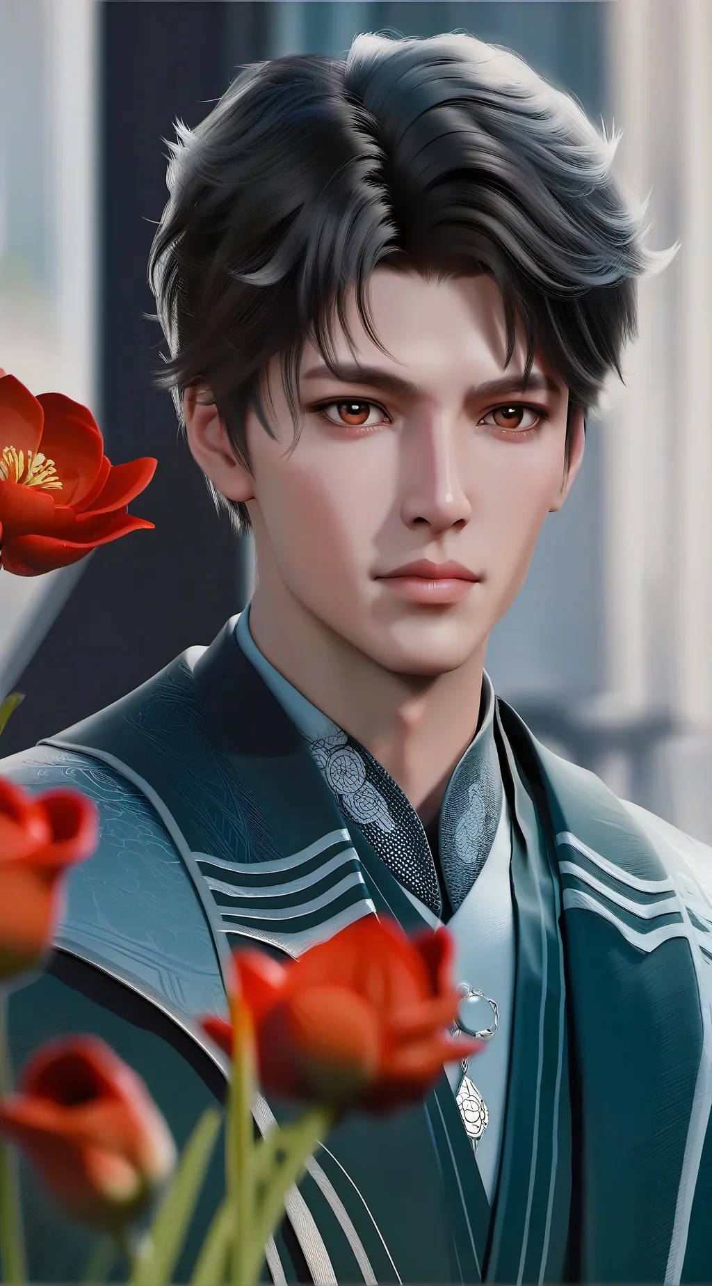 ai character: Mason  background