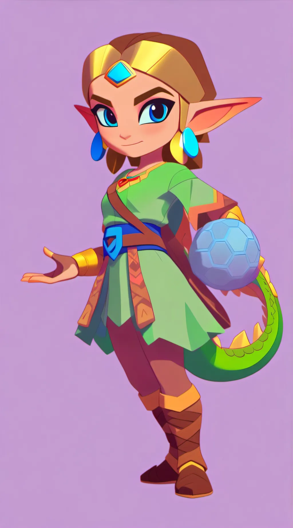 ai character: legend of zelda background