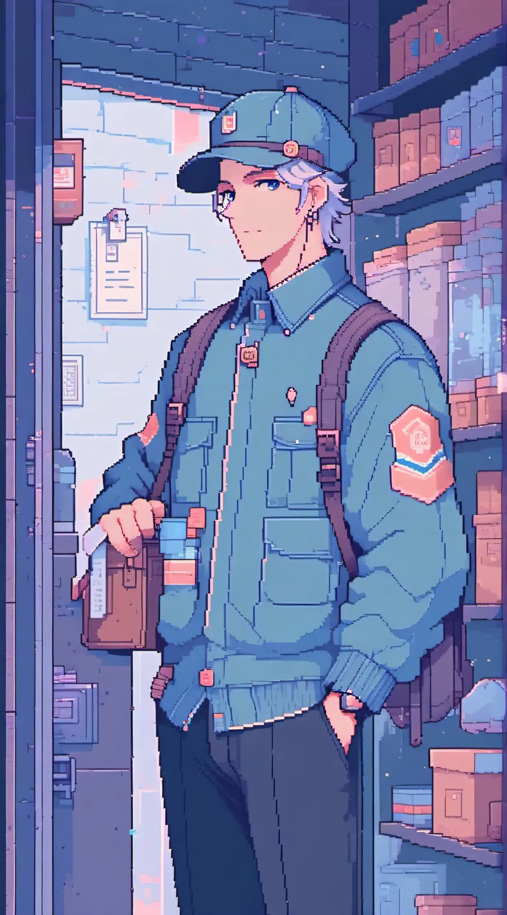 ai character: Frit background