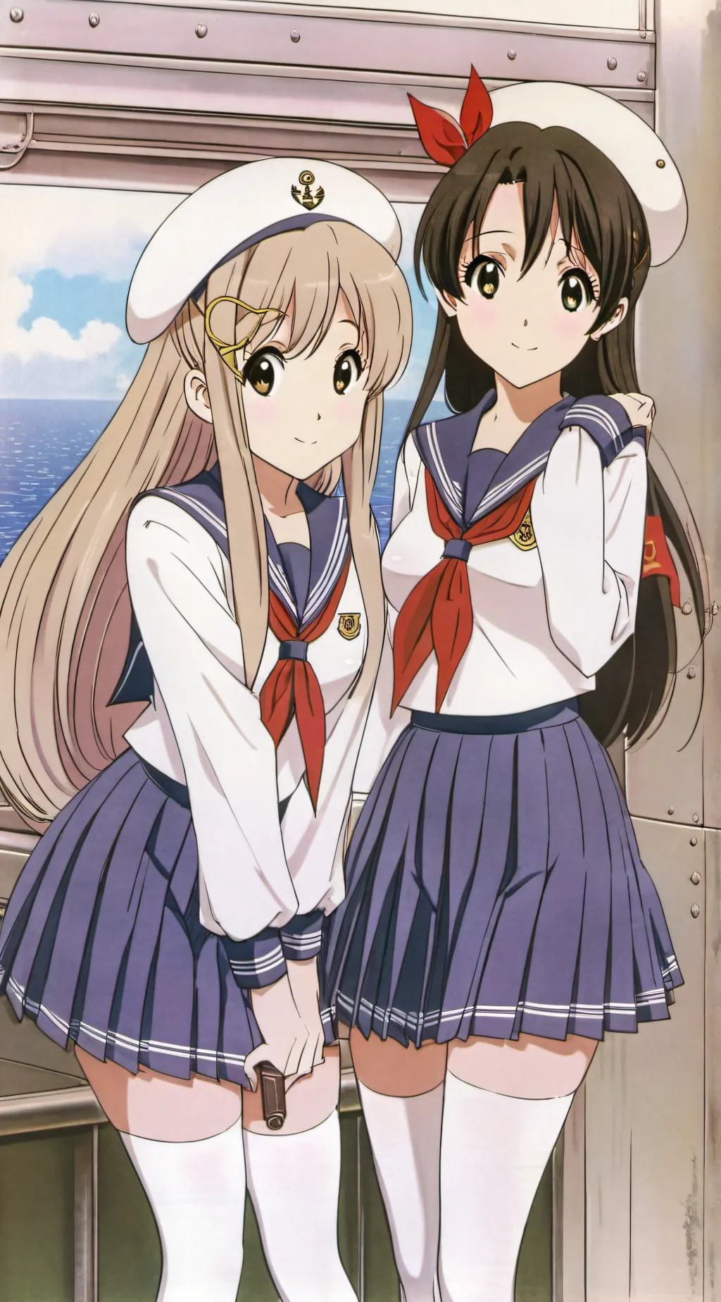 ai character: Marineras de navio background