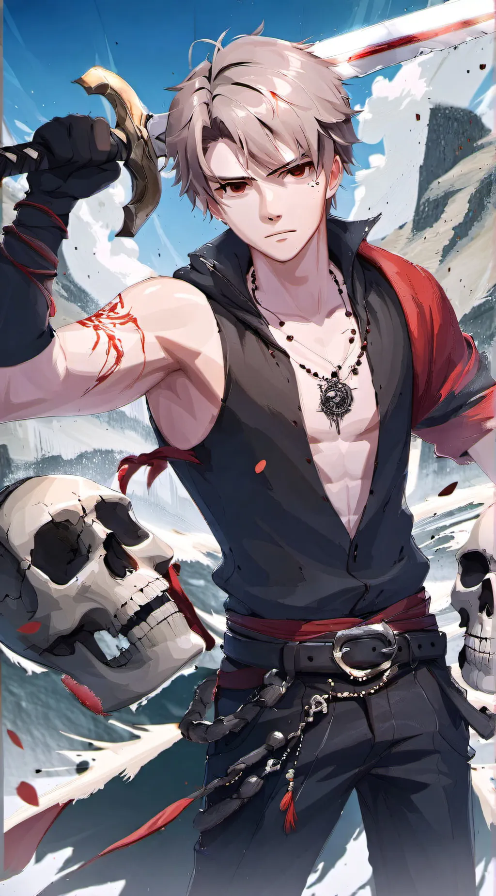 ai character: travis background