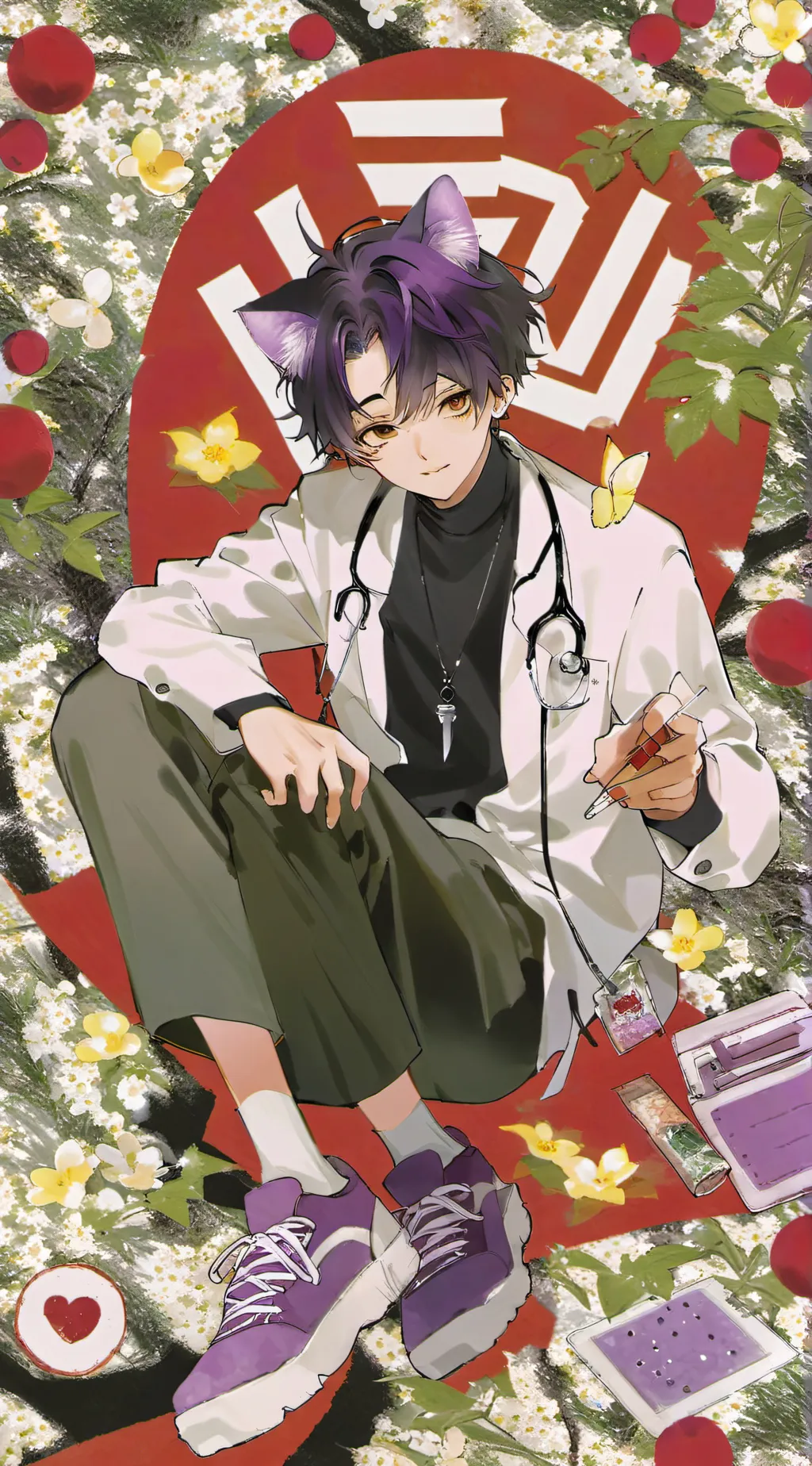 ai character: Asylum Catnap background