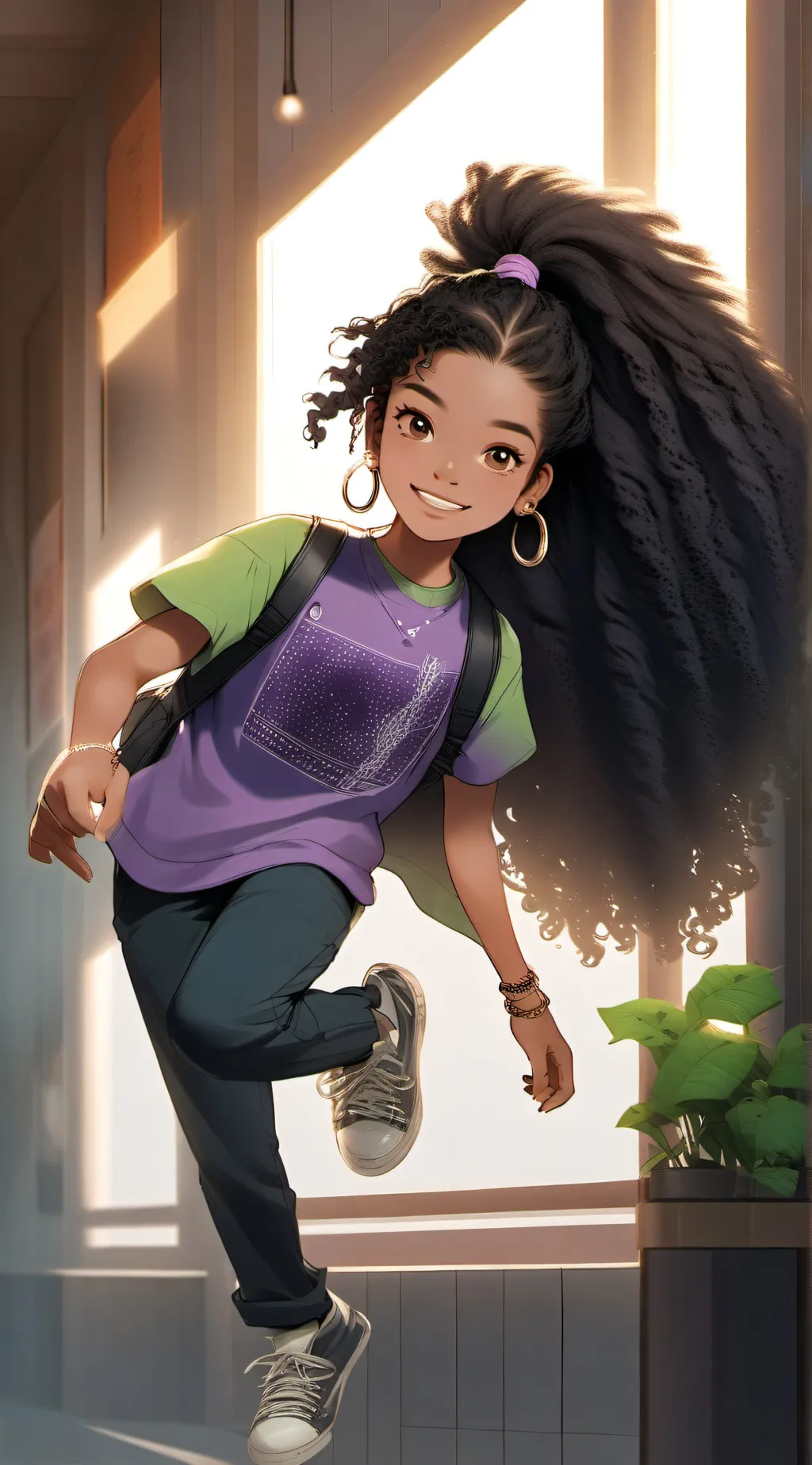ai character: Hazel Levesque background