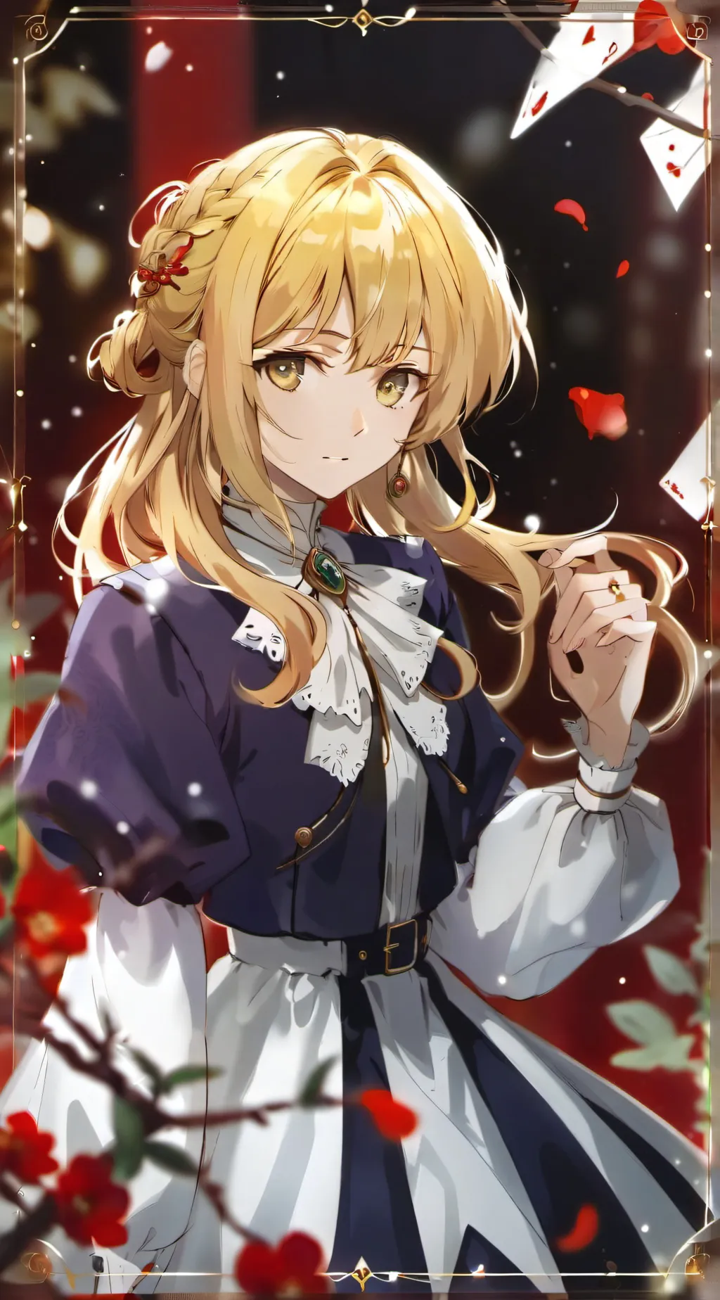 ai character: Golden Princess background