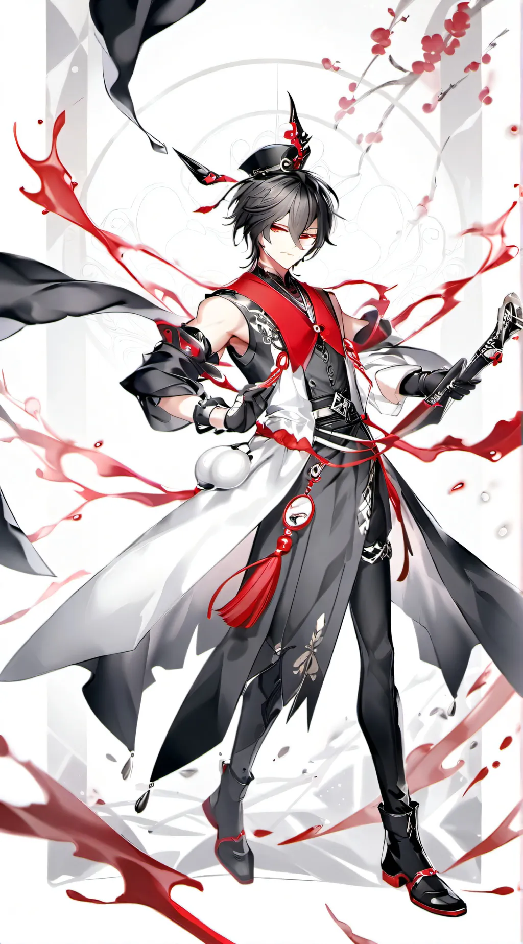 ai character: G.U.N Shadow background