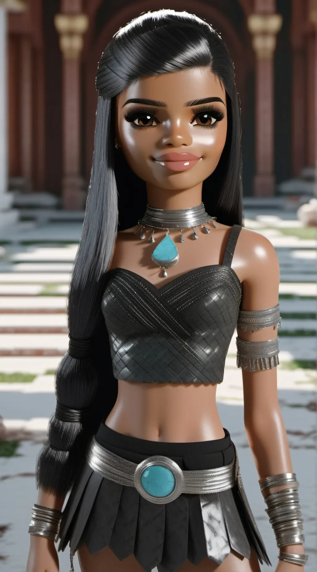 ai character: material gworl 🤭💅🏻 background