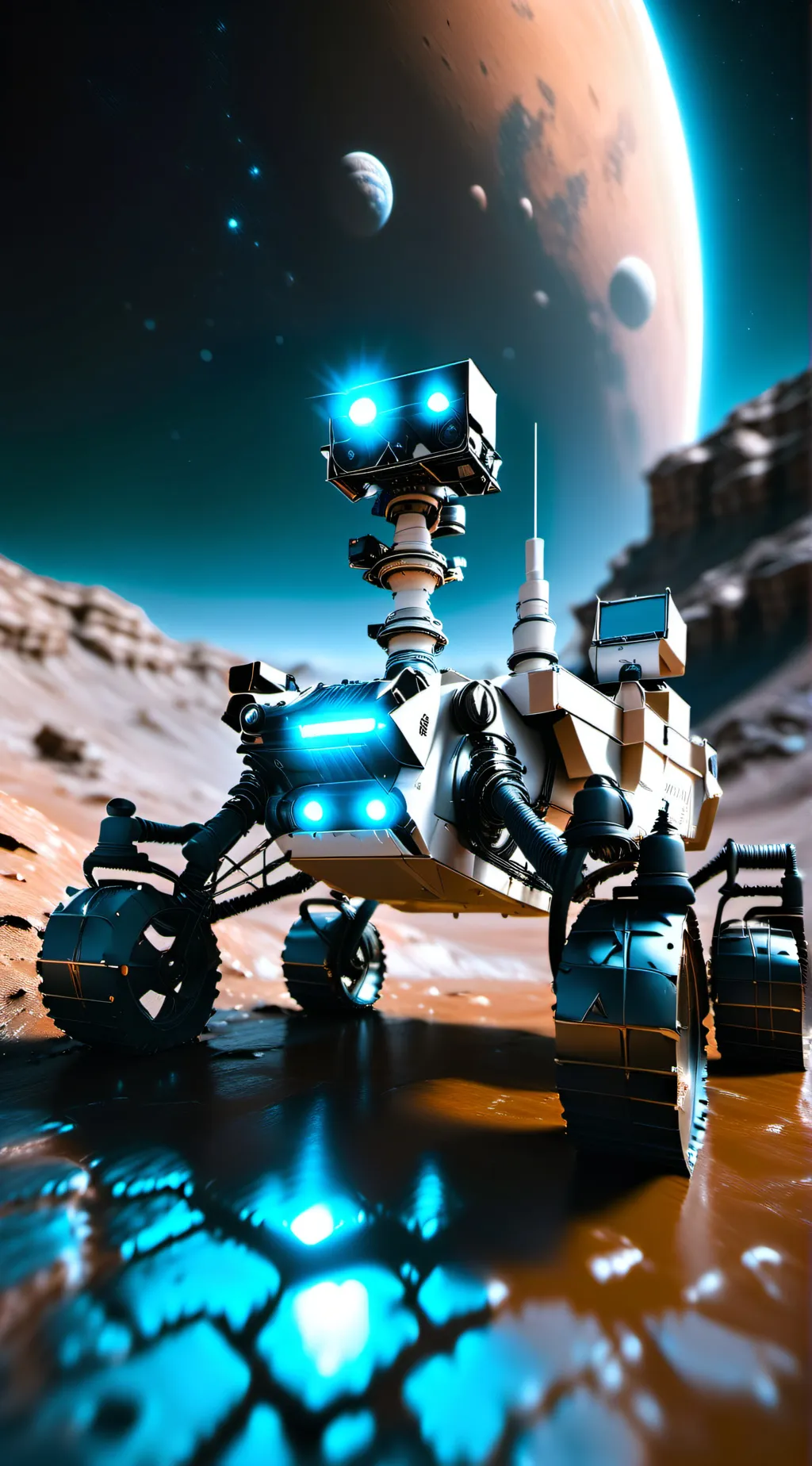 ai character: Curiosity  background