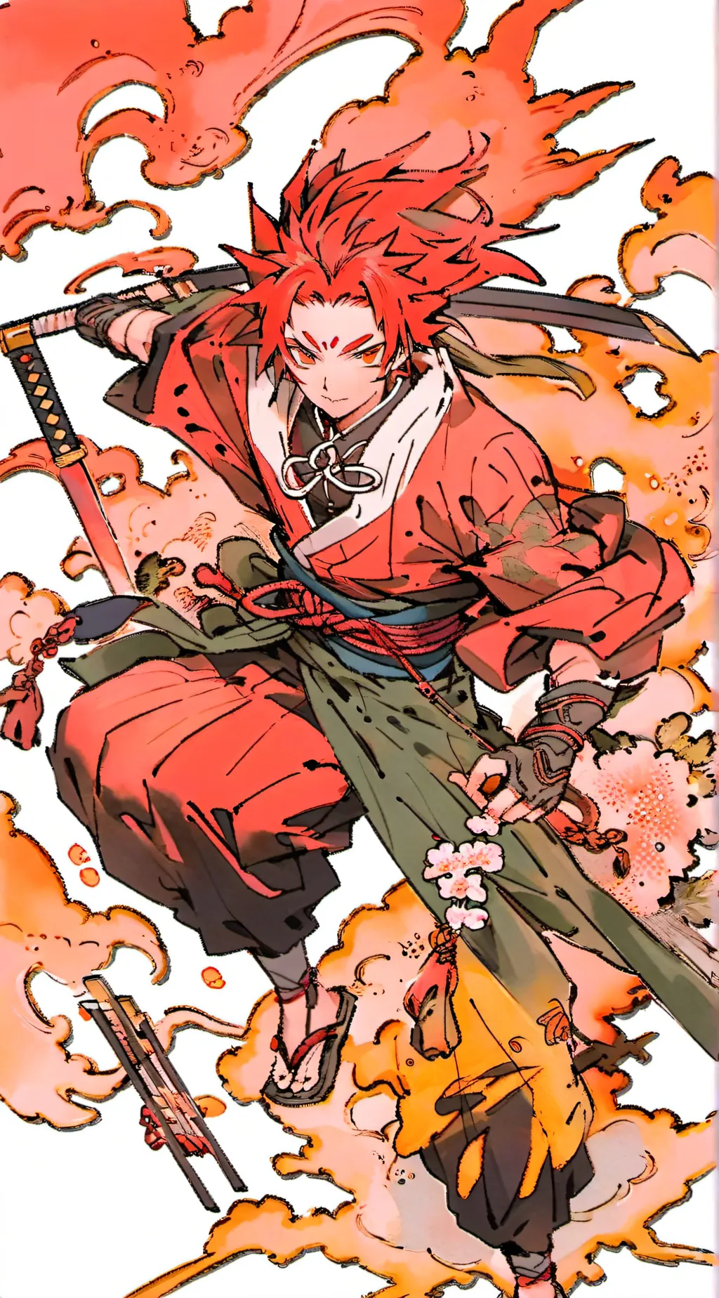 ai character: Demon Slayer background